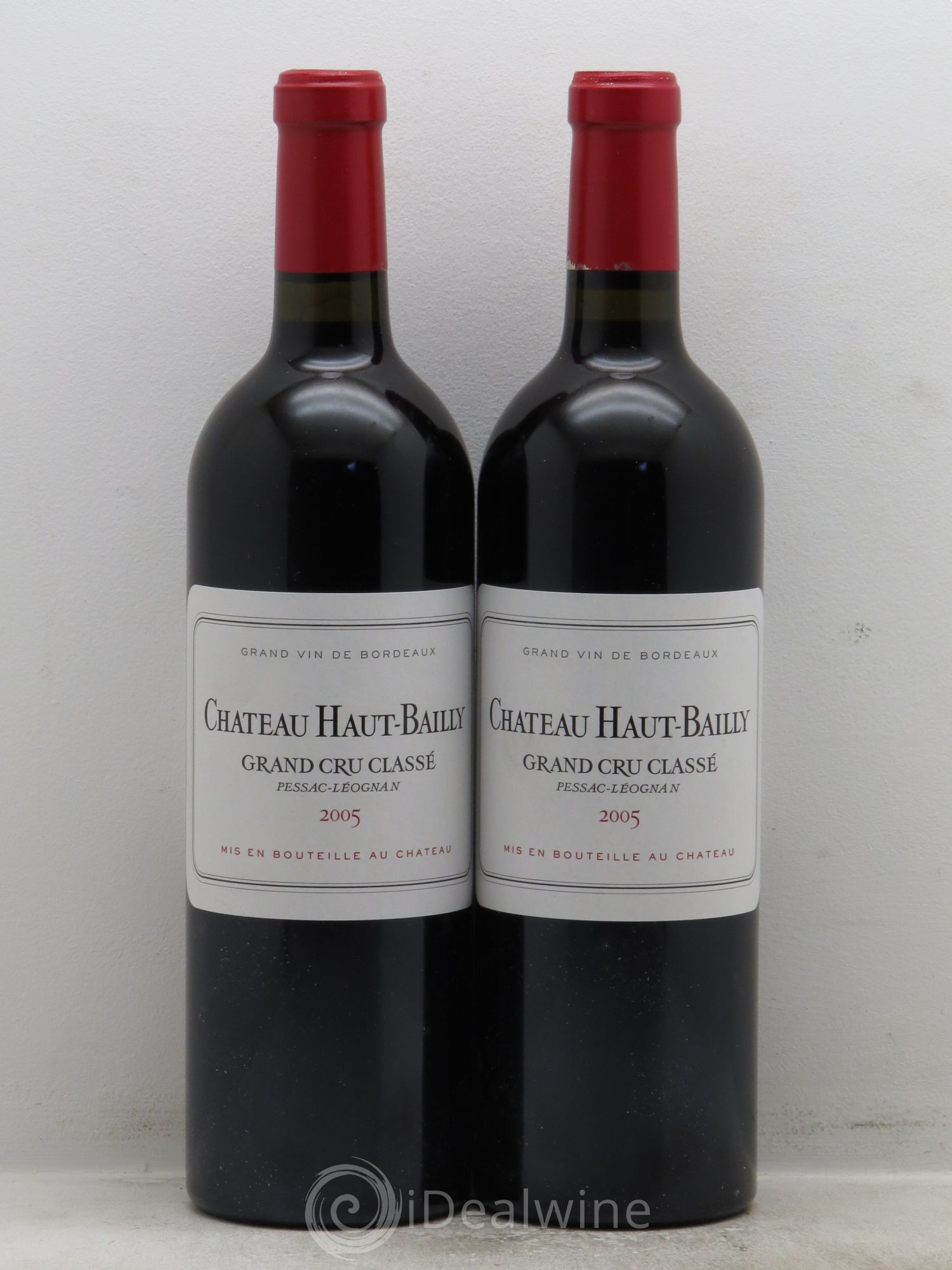 Château Haut-Bailly Cru Classé de Graves 2005 - Lot de 2 bouteilles - 0