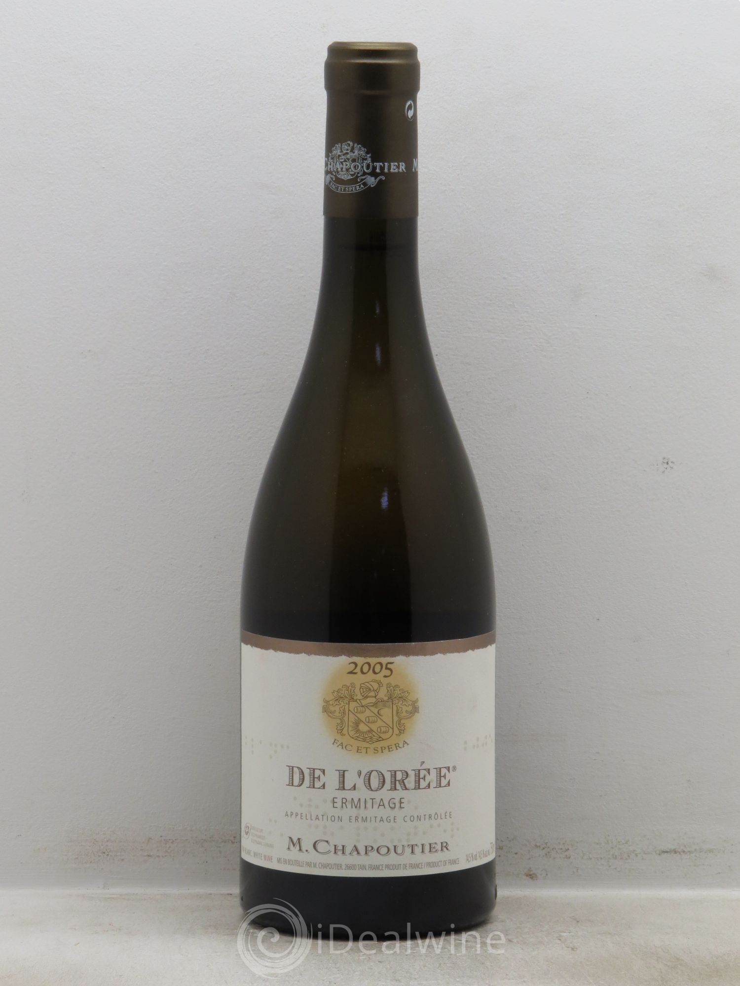Hermitage Ermitage de l'Orée Chapoutier 2005 - Lot de 1 bouteille - 0
