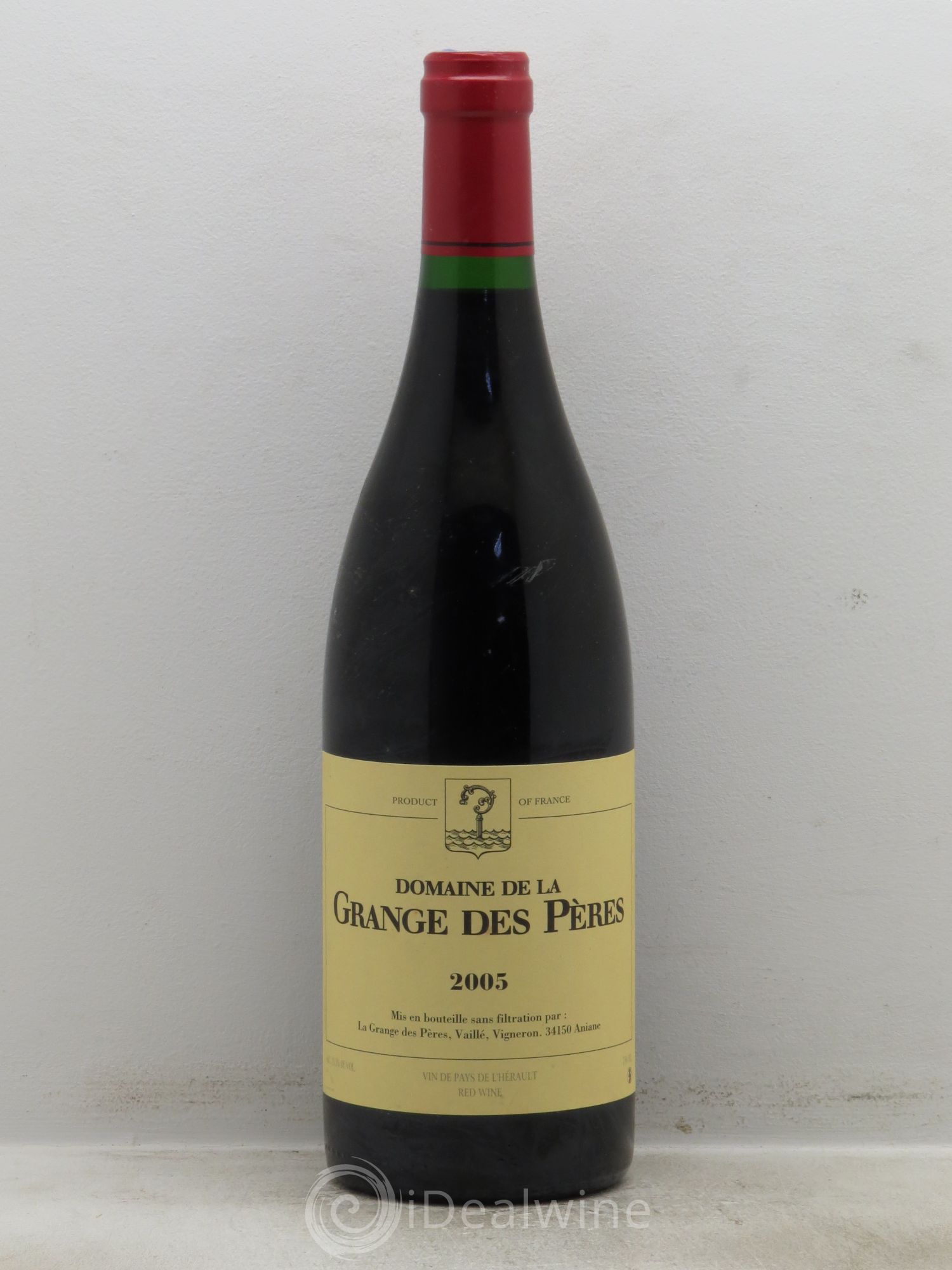 Pays d'Hérault Grange des Pères Laurent Vaillé 2005 - Lot de 1 bouteille - 0
