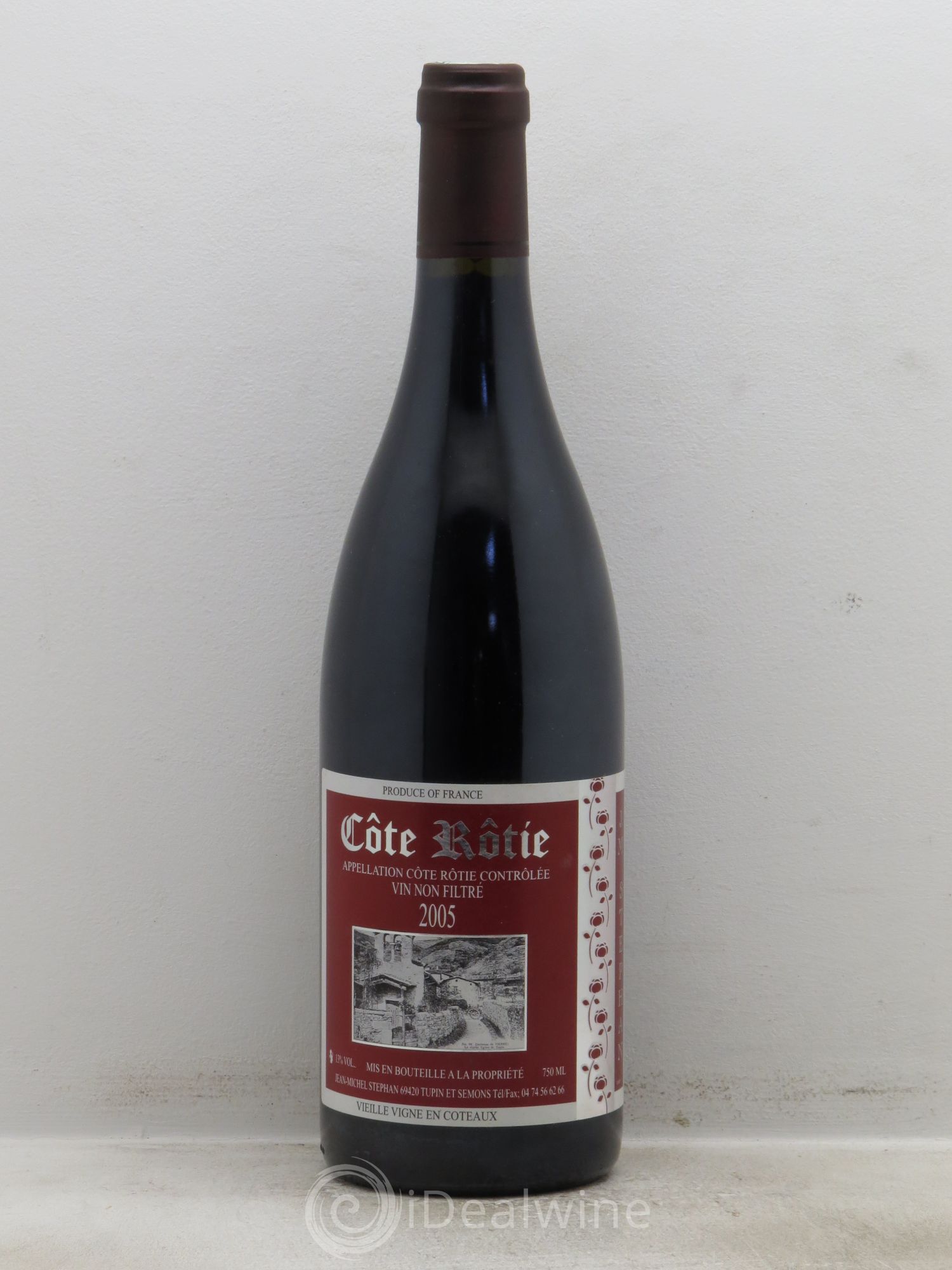 Côte-Rôtie Jean-Michel Stephan "Vieilles Vignes" en Coteaux 2005 - Posten von 1 Flasche - 0