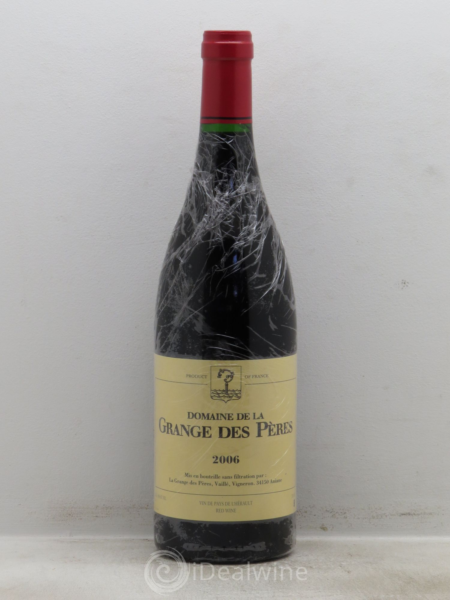 Pays d'Hérault Grange des Pères Laurent Vaillé 2006 - Lot de 1 bouteille - 0