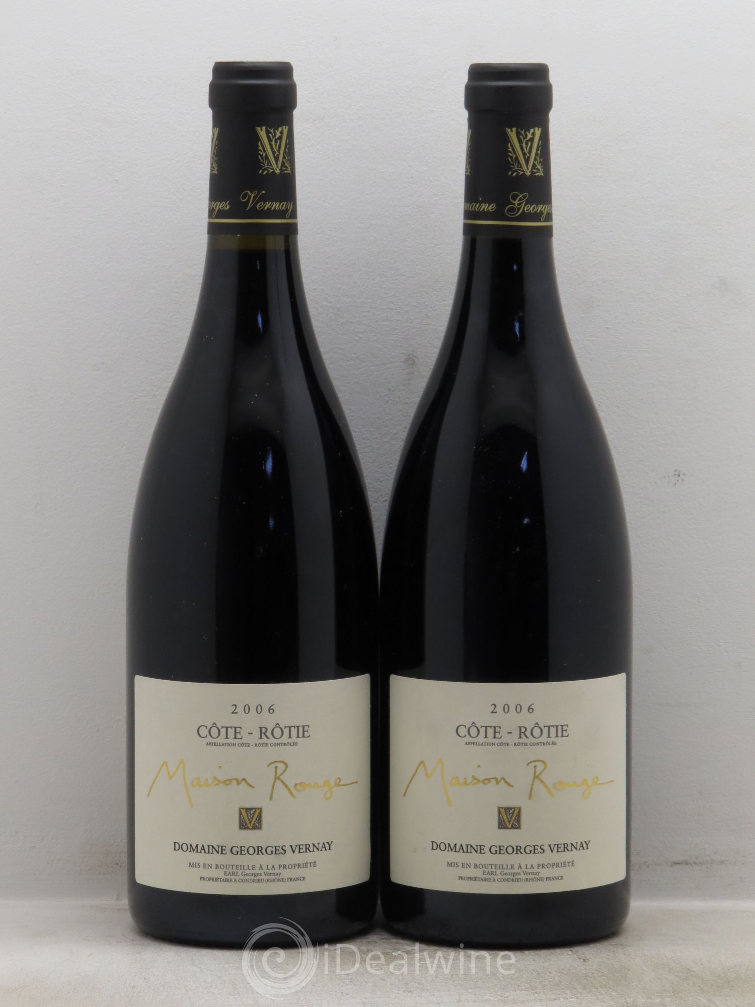 Côte-Rôtie Maison Rouge Georges Vernay 2006 - Lot de 2 bouteilles - 0