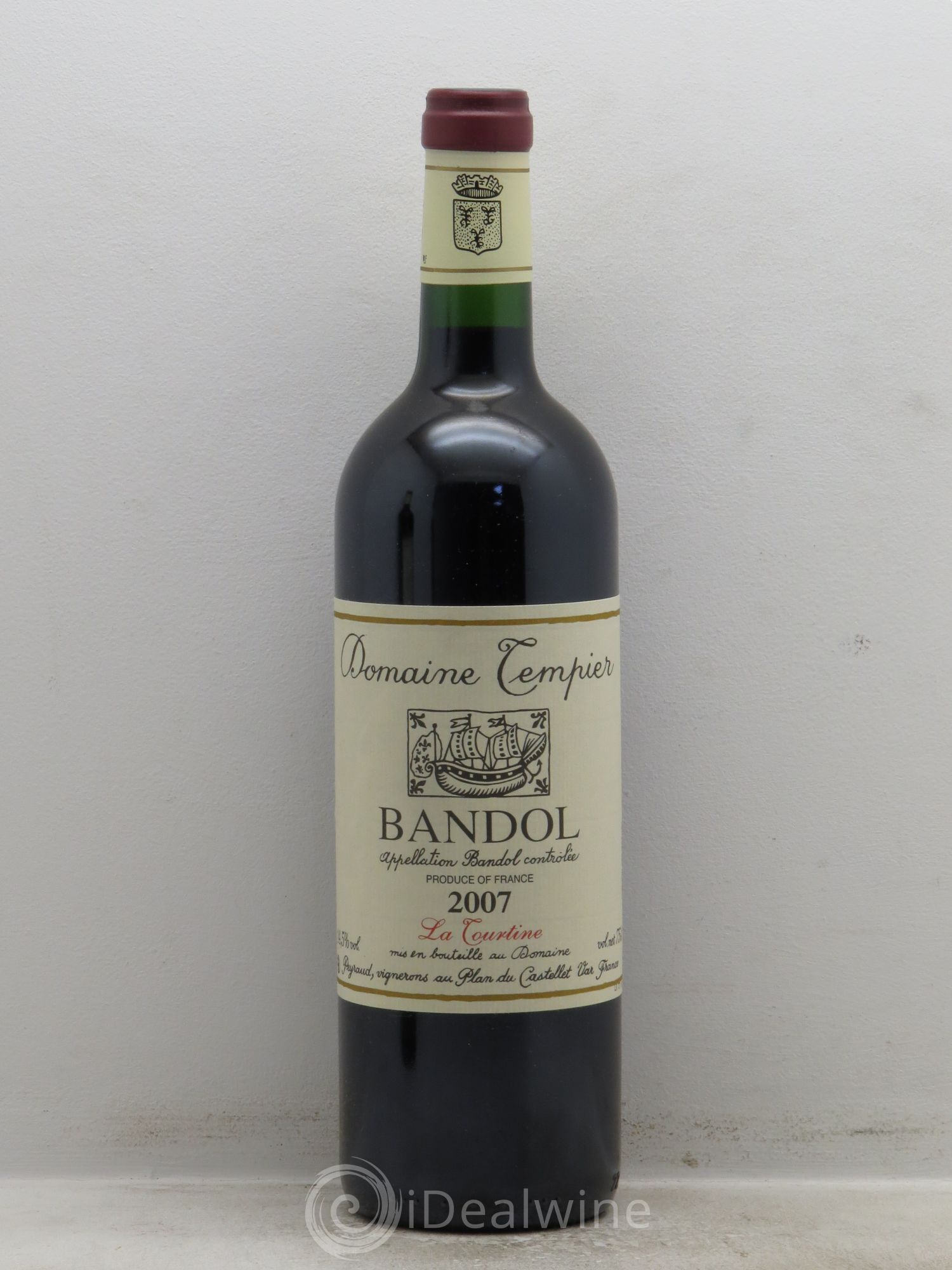 Bandol Domaine Tempier La Tourtine Famille Peyraud 2007 - Lot de 1 bouteille - 0