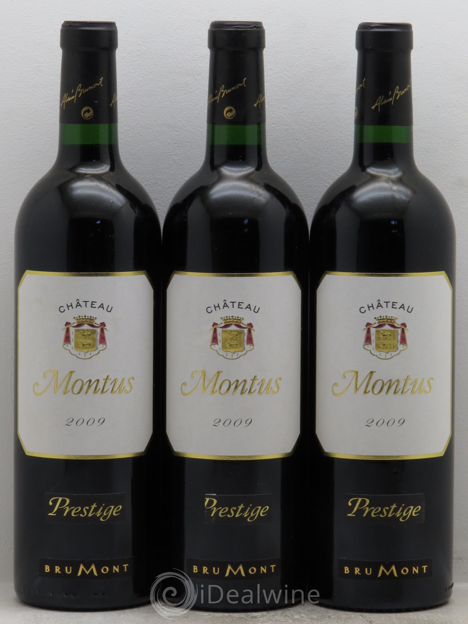 Madiran Château Montus-Prestige Alain Brumont 2009 - Lot de 3 bouteilles - 0