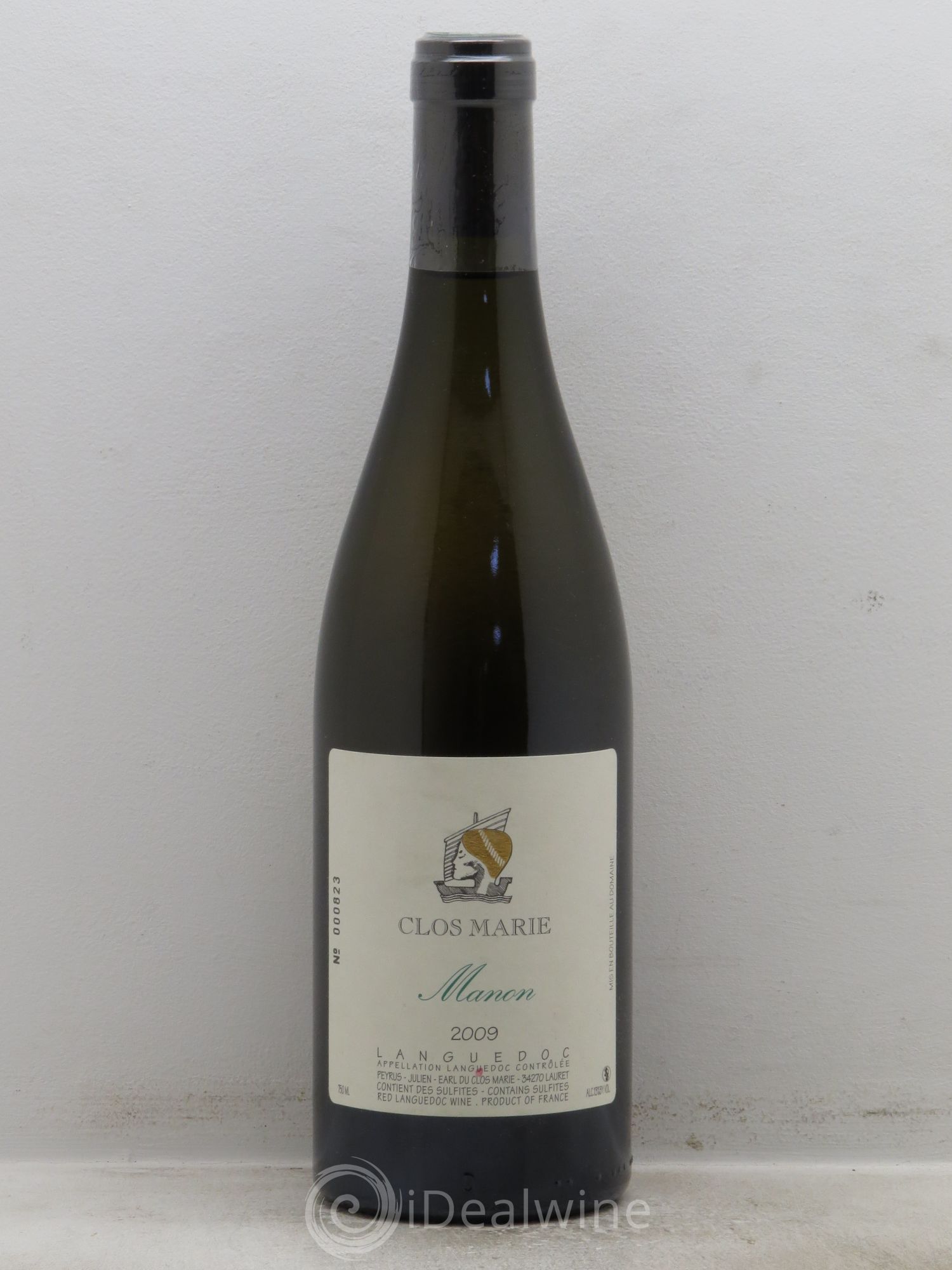 Languedoc Clos Marie Manon Christophe Peyrus et Françoise Julien 2009 - Lot de 1 bouteille - 0