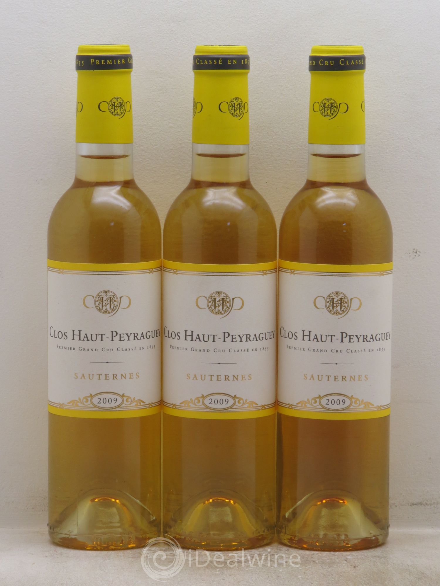 Clos Haut-Peyraguey 1er Grand Cru Classé 2009 - Posten von 3 Demi-Flaschen - 0