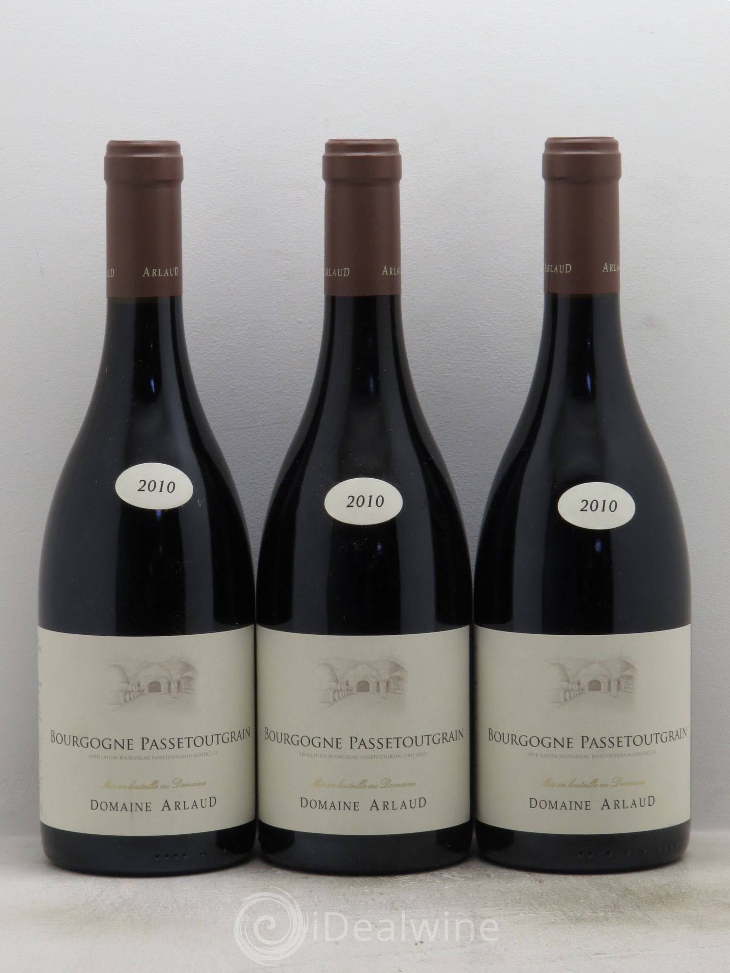 Bourgogne Passetoutgrain Domaine Arlaud (sans prix de réserve) 2010 - Posten von 3 Flaschen - 0