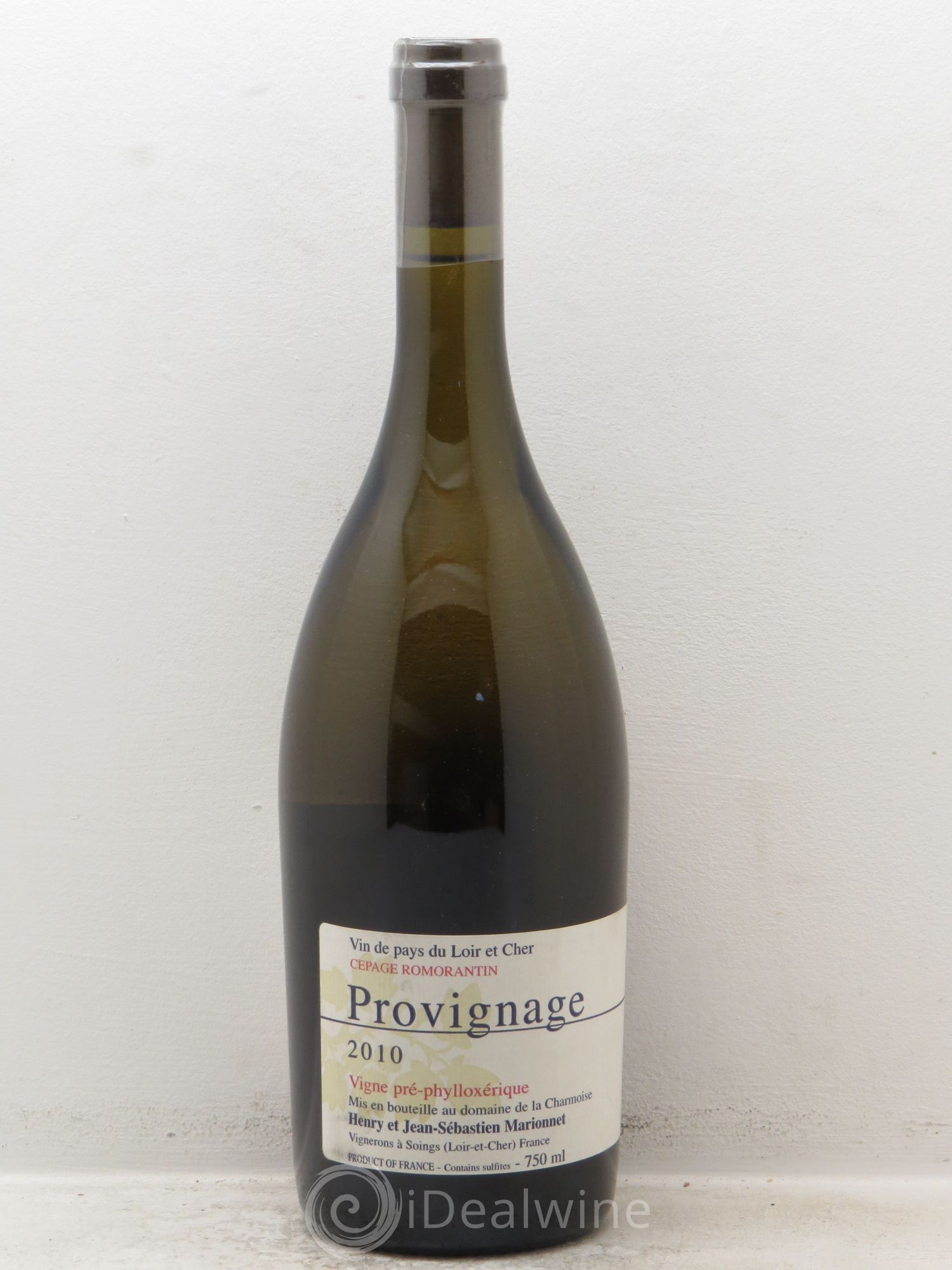 Divers Marionnet Domaine Charmoise Vin de Pays de Loir et Cher Cuvée Provinage 2010 - Posten von 1 Flasche - 0