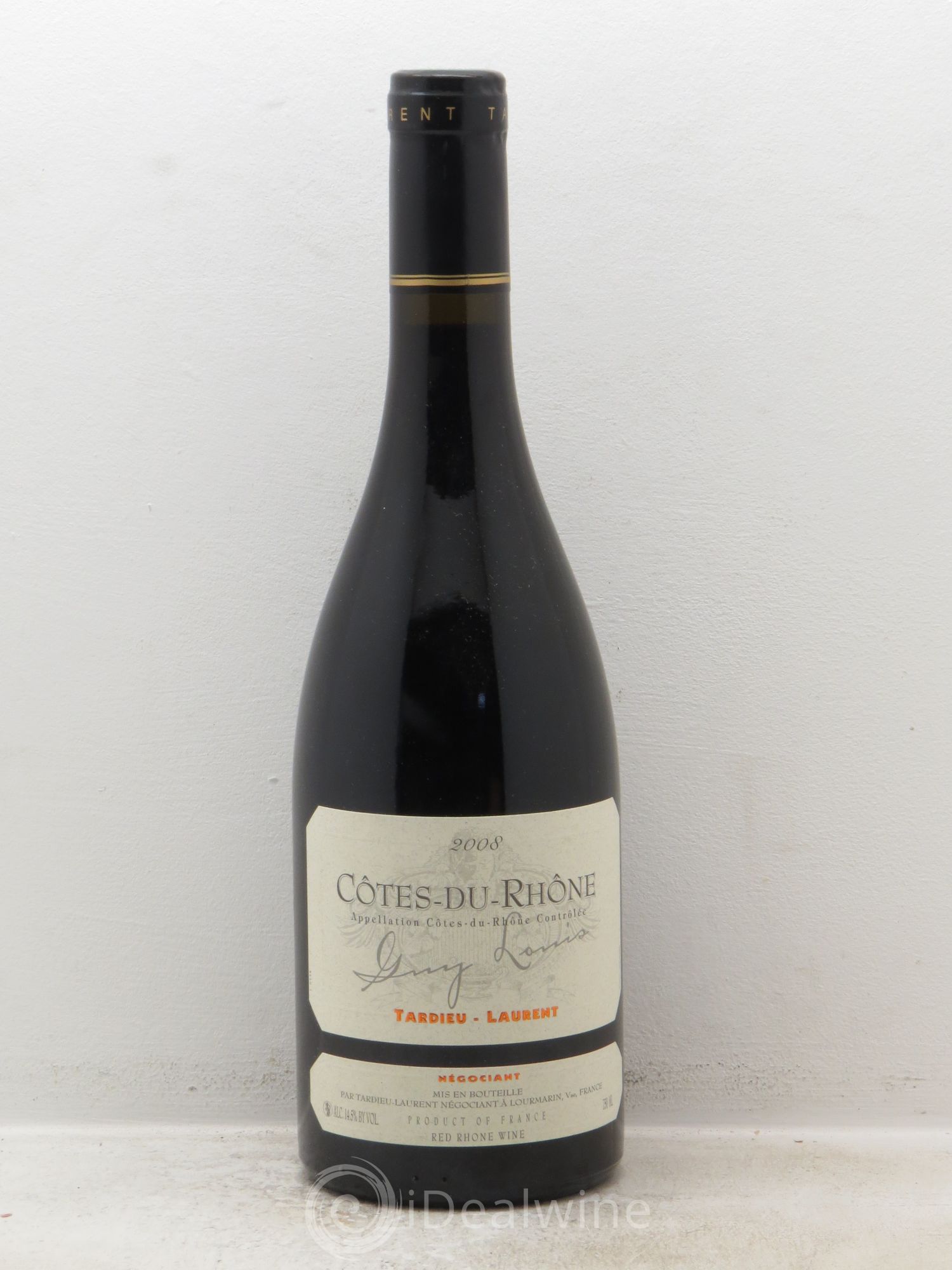 Côtes-du-Rhône Tardieu-Laurent Cuvée Louis (sans prix de réserve) 2008 - Posten von 1 Flasche - 0