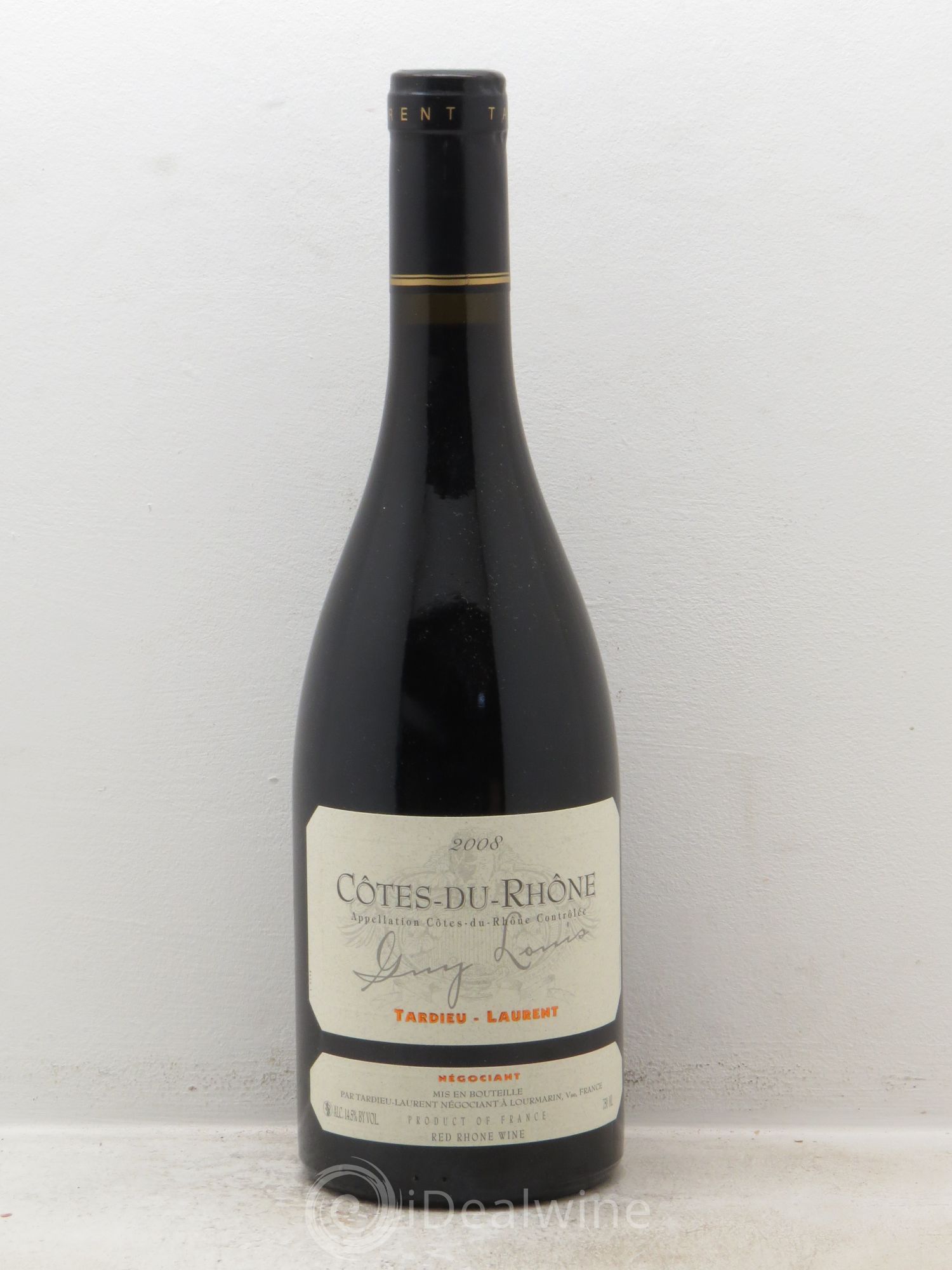 Côtes-du-Rhône Tardieu-Laurent Cuvée Louis (sans prix de réserve) 2008 - Posten von 1 Flasche - 0