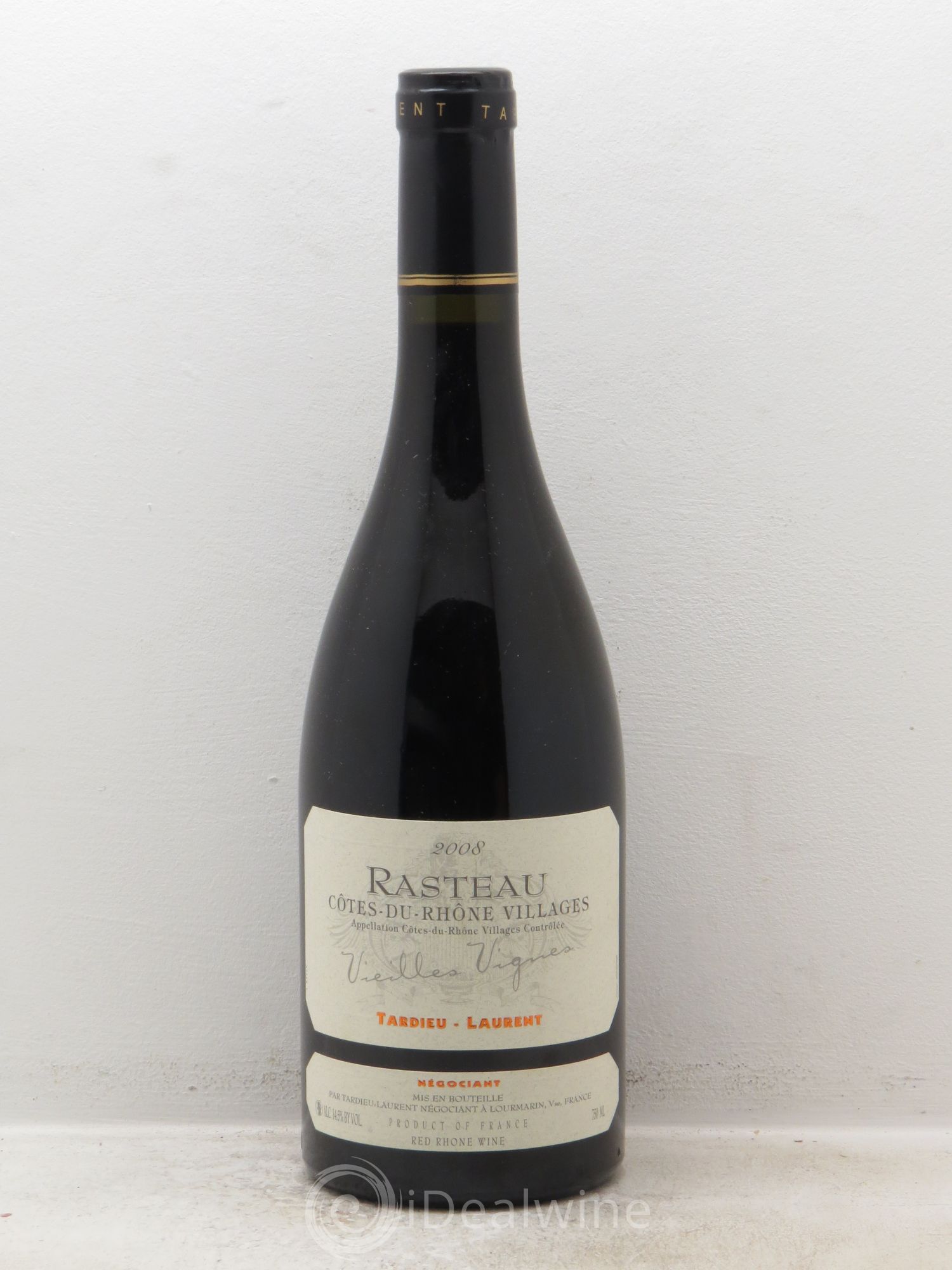 Rasteau Côtes du Rhône Villages Tardieu-Laurent Vieilles vignes 2008 - Lotto di 1 bottiglia - 0