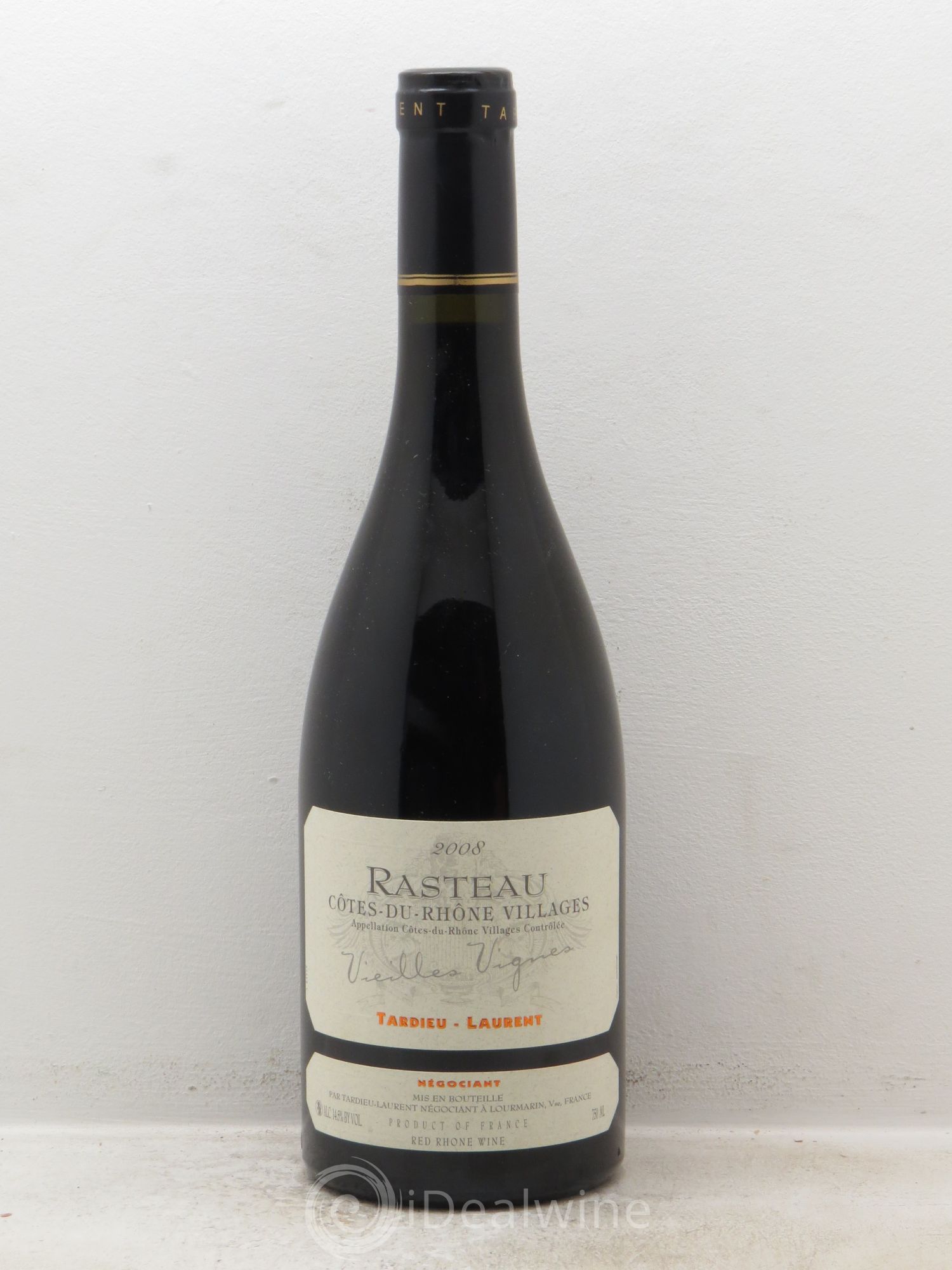 Rasteau Côtes du Rhône Villages Tardieu-Laurent Vieilles vignes 2008 - Lotto di 1 bottiglia - 0