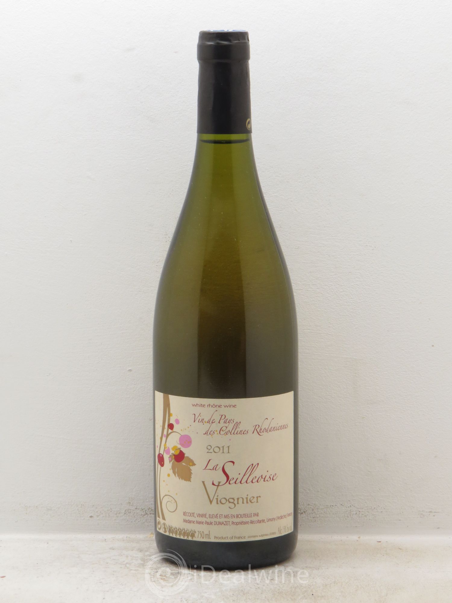 Côtes-du-Rhône Domaine Dumazet Viognier Cuvée la Seilleoise 2011 - Posten von 1 Flasche - 0