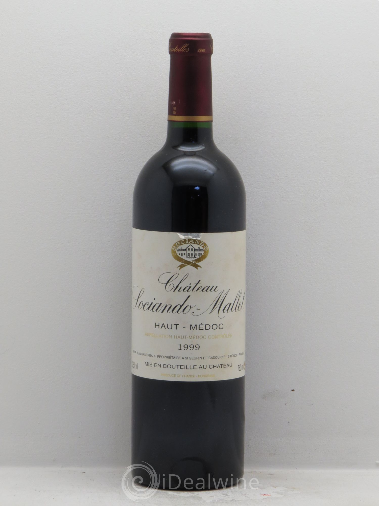 Château Sociando Mallet (sans prix de réserve) 1999 - Lot de 1 bouteille - 0