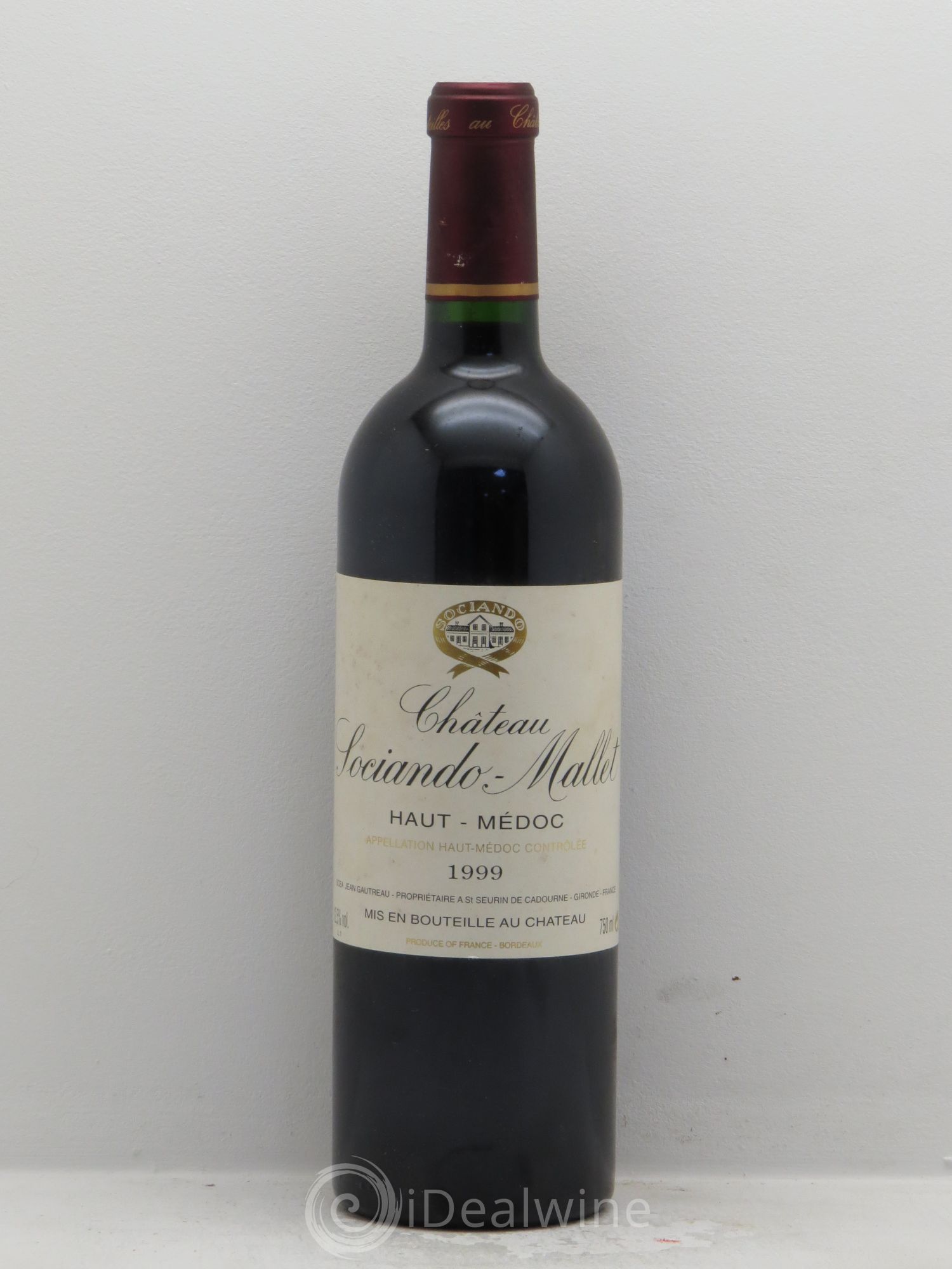 Château Sociando Mallet (sans prix de réserve) 1999 - Lot de 1 bouteille - 0