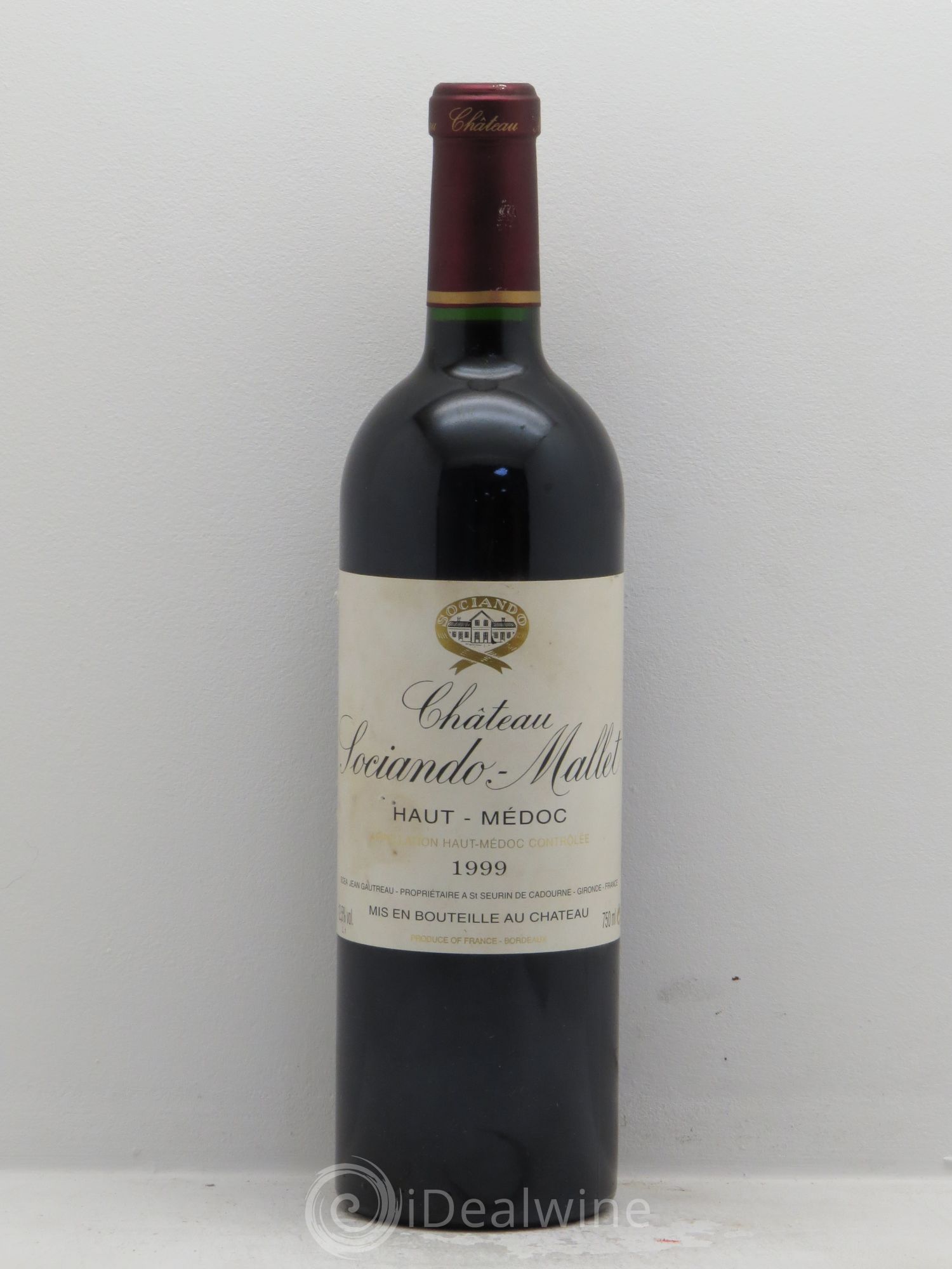Château Sociando Mallet (sans prix de réserve) 1999 - Lot de 1 bouteille - 0