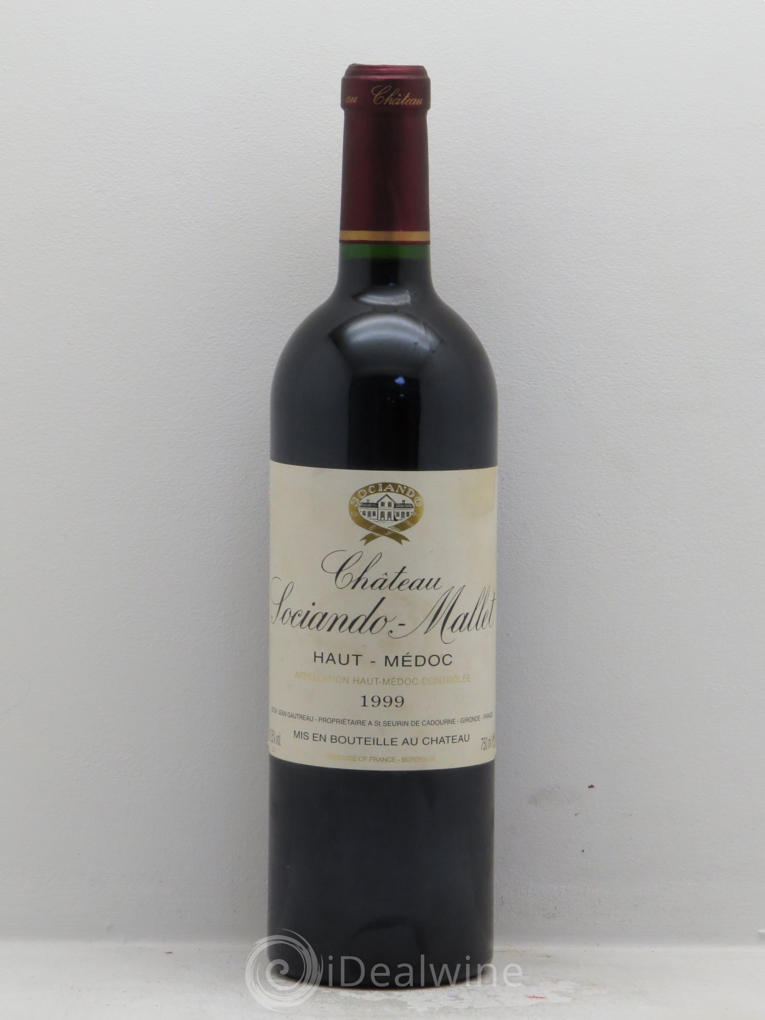 Château Sociando Mallet (sans prix de réserve) 1999 - Lot de 1 bouteille - 0