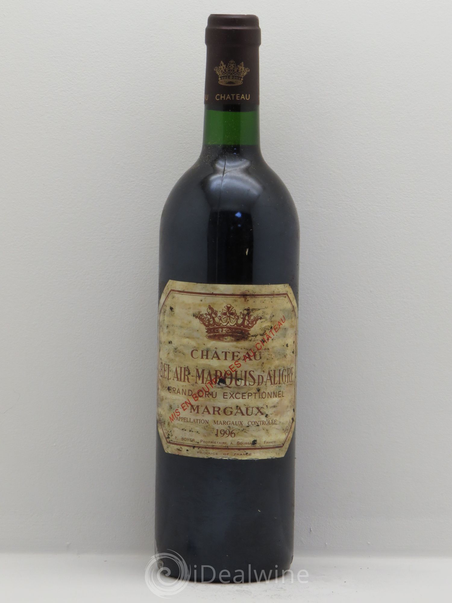 Château Bel Air Marquis d'Aligre 1996 - Lot de 1 bouteille - 0