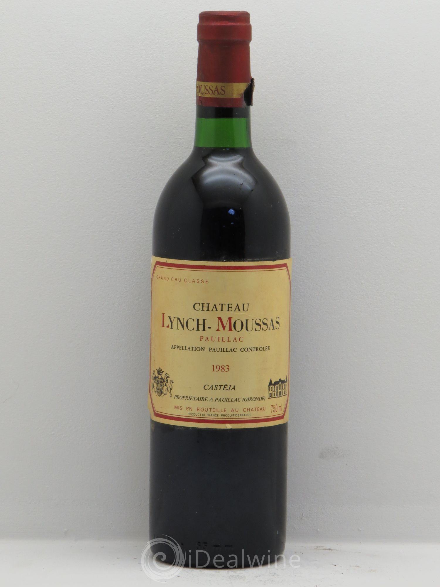 Château Lynch Moussas 5ème Grand Cru Classé 1983 - Lot de 1 bouteille - 0
