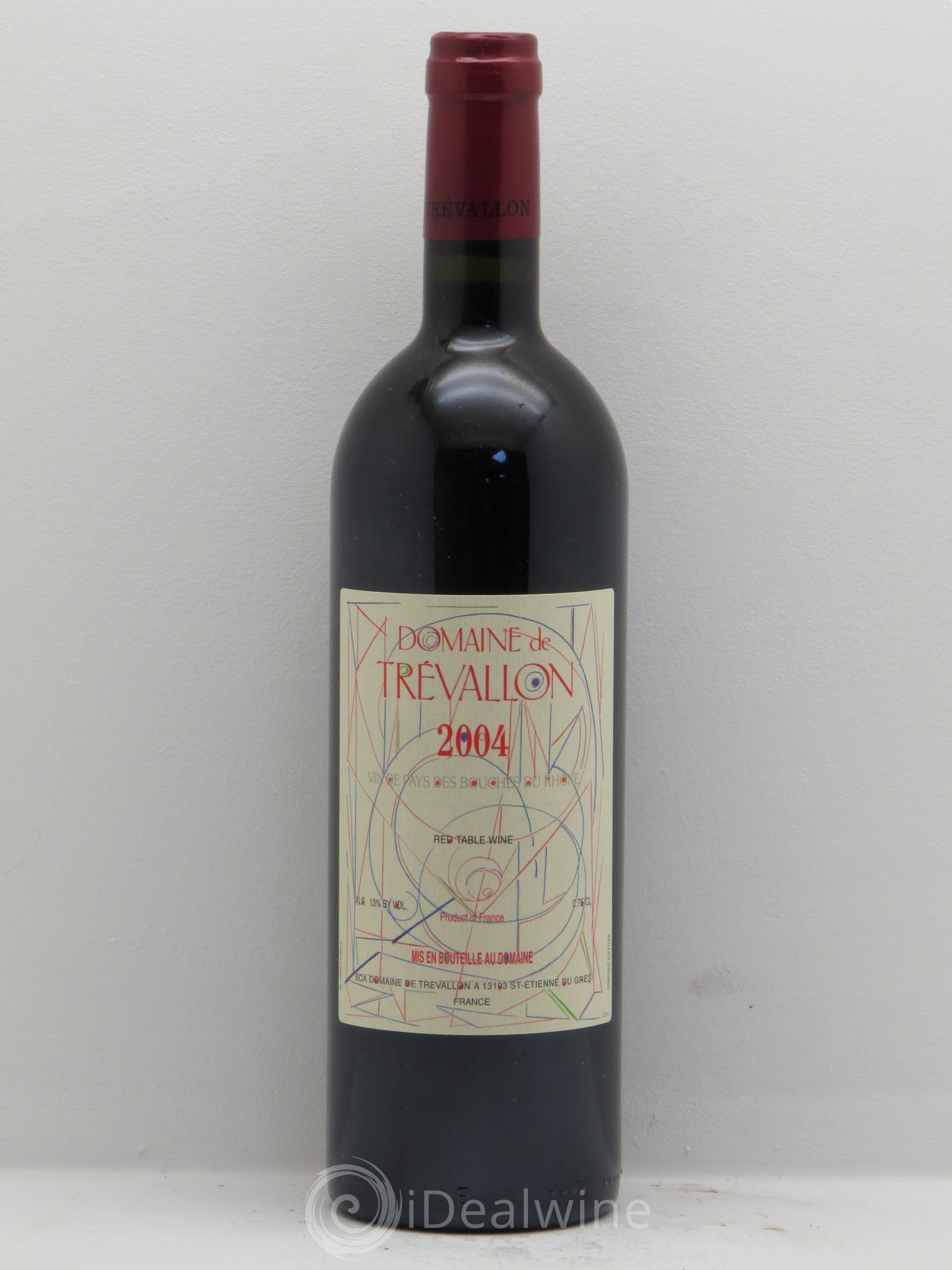 VDP Bouches du Rhône Trévallon (Domaine de) Eloi Dürrbach 2004 - Lot de 1 bouteille - 0