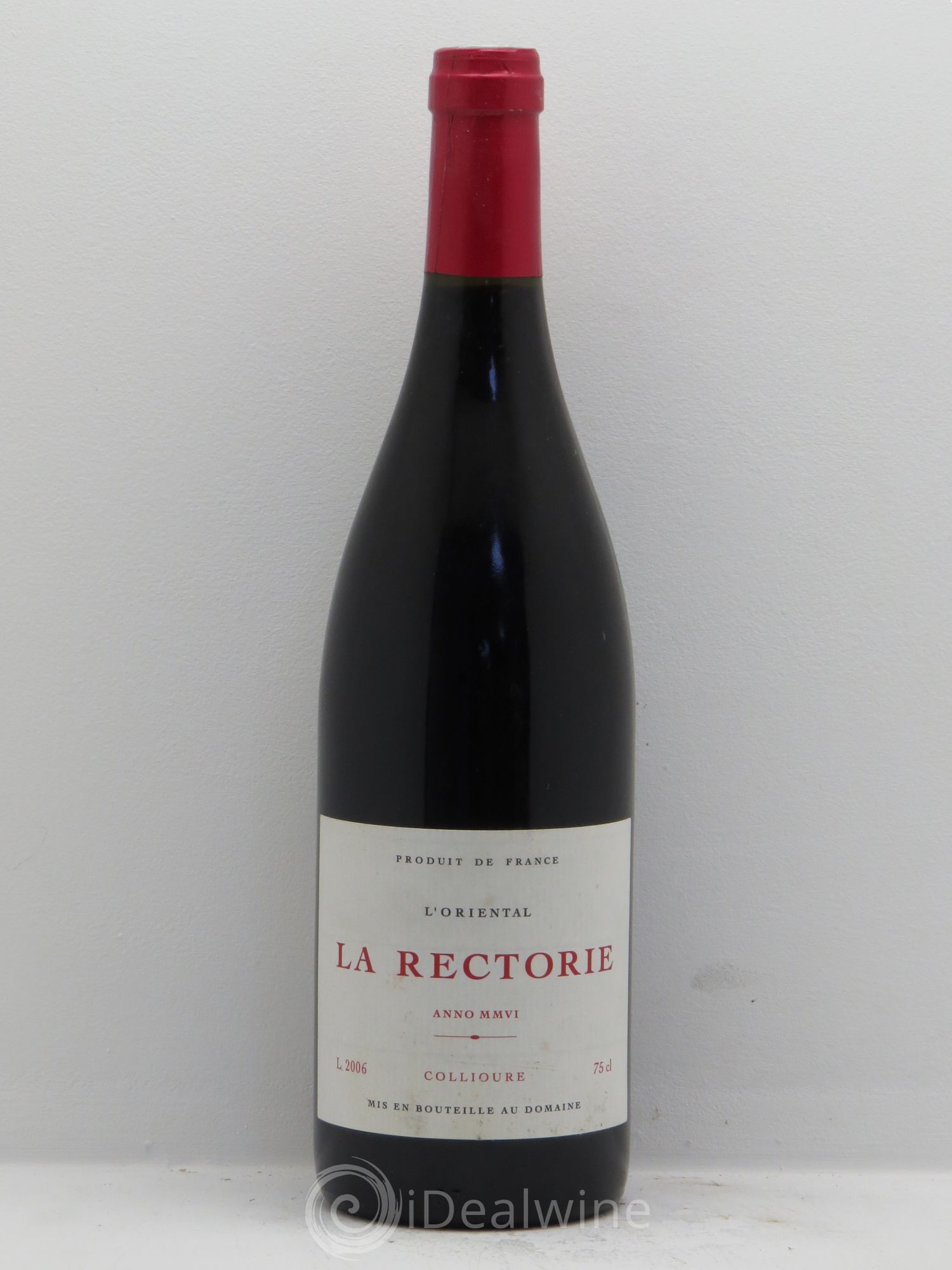 Collioure Domaine de la Rectorie "l'Oriental" 2006 - Posten von 1 Flasche - 0