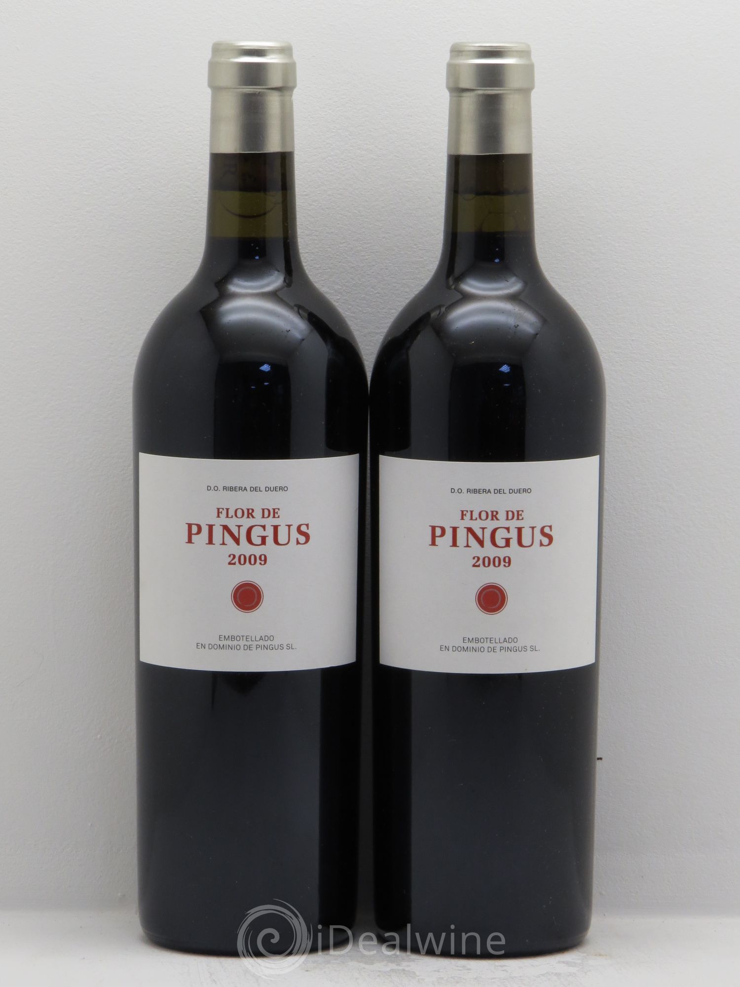 Ribera Del Duero Flor de Pingus Dominio de Pingus - Peter Sisseck 2009 - Lot de 2 bouteilles - 0