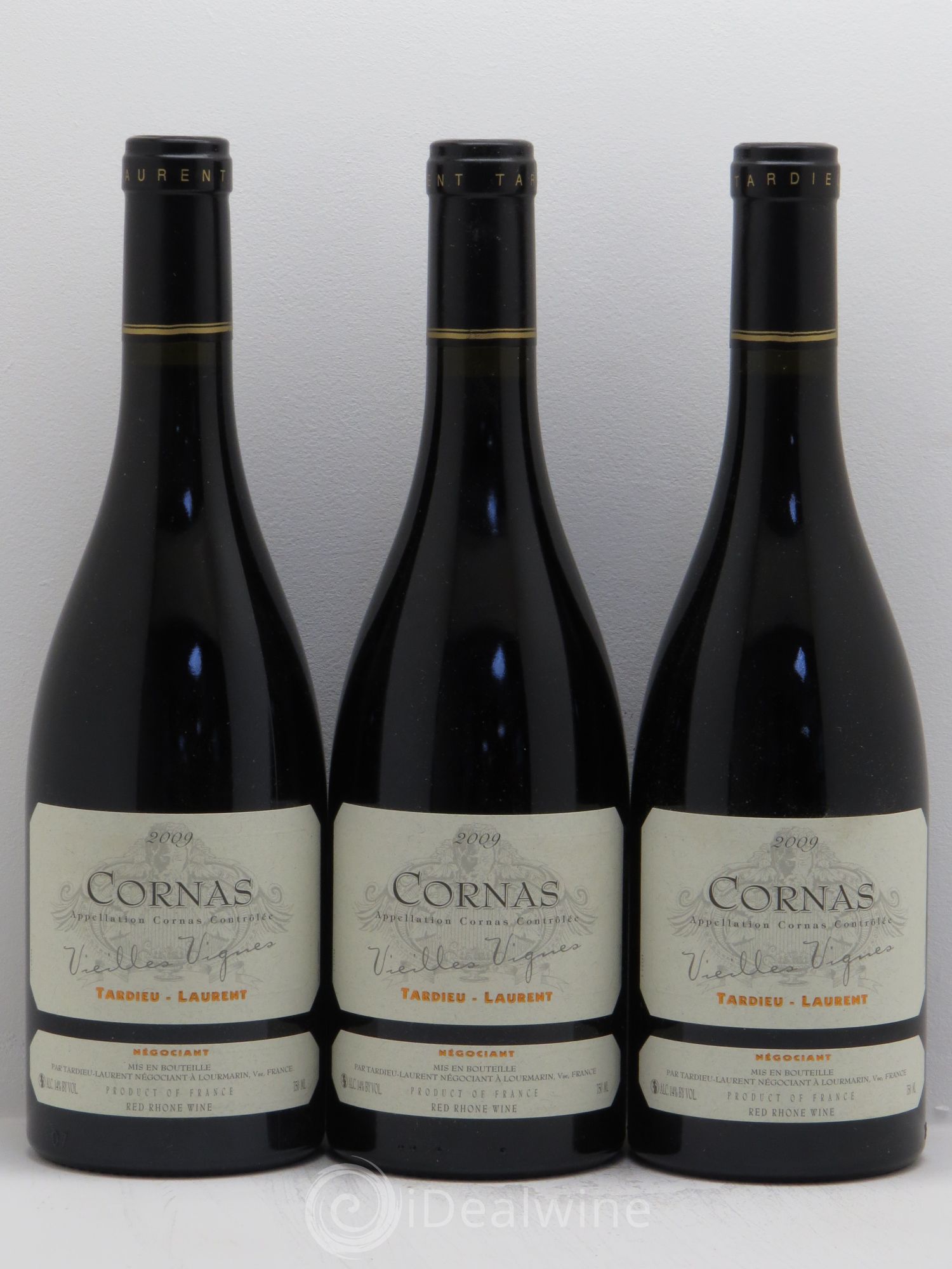 Cornas Vieilles vignes Maison Tardieu-Laurent 2009 - Lot de 3 bouteilles - 0