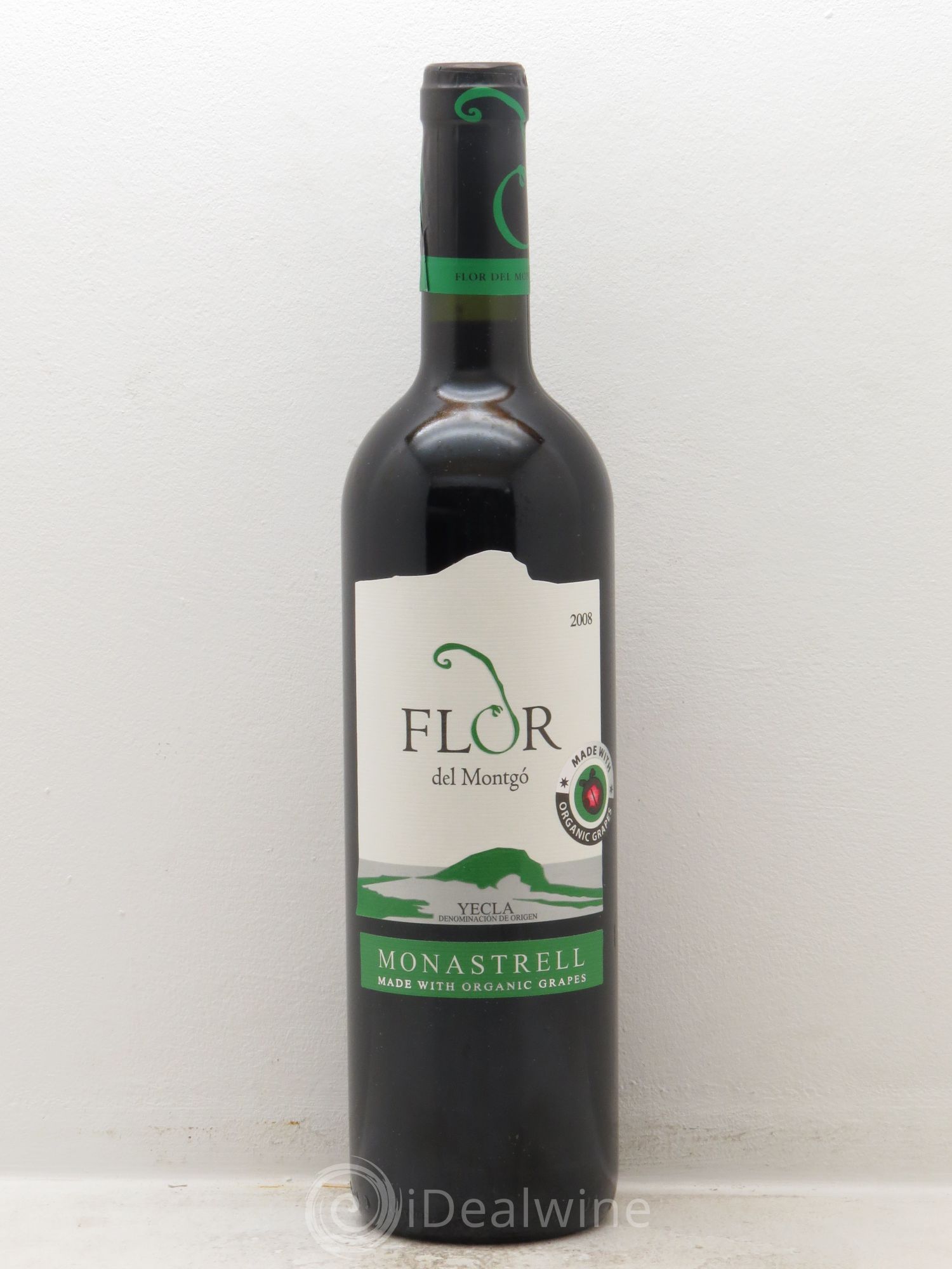 Espagne Flor del Mongo Yecla Monastrell Bio (sans prix de réserve) 2008 - Posten von 1 Flasche - 0