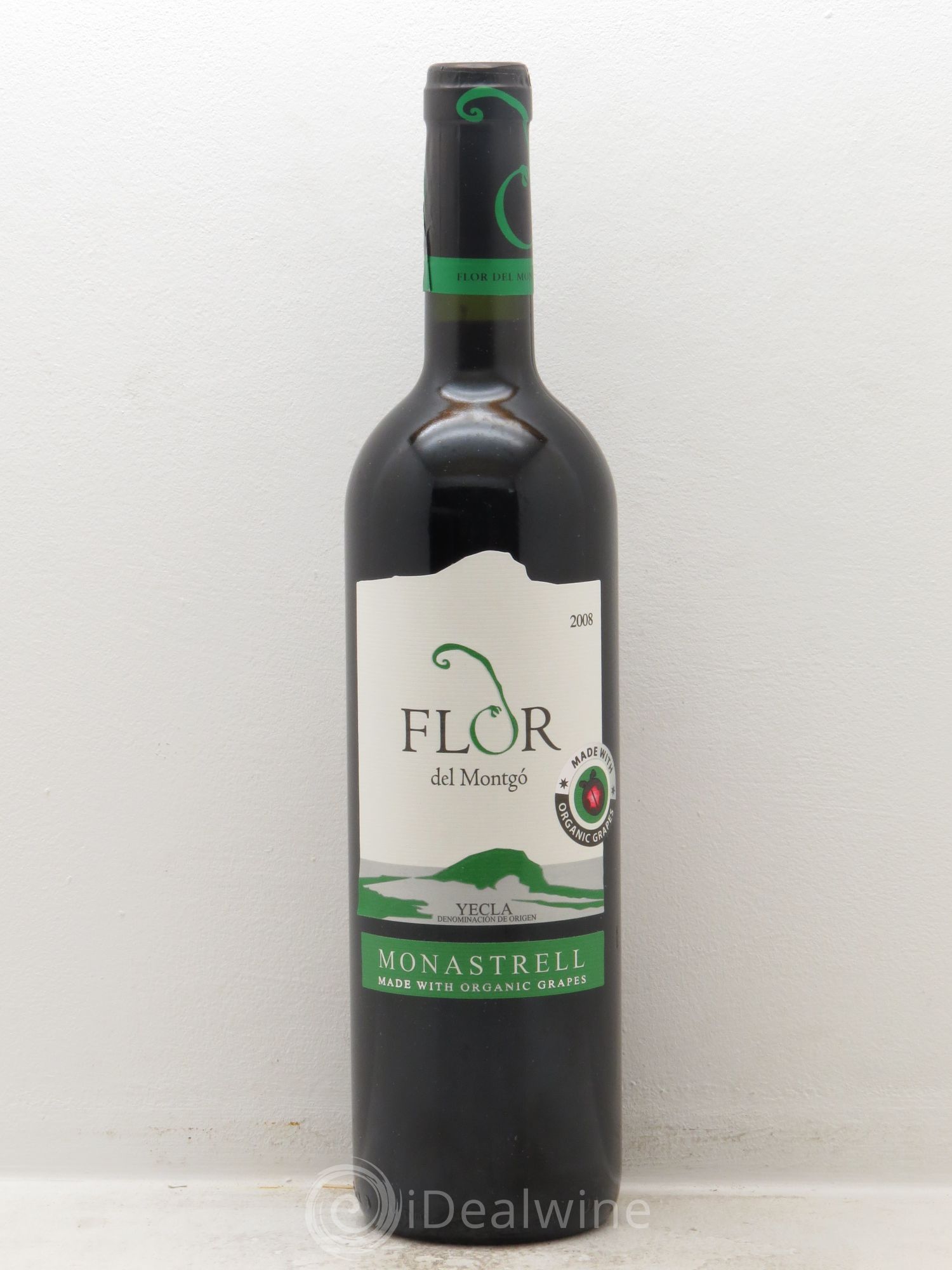 Espagne Flor del Mongo Yecla Monastrell Bio (sans prix de réserve) 2008 - Posten von 1 Flasche - 0