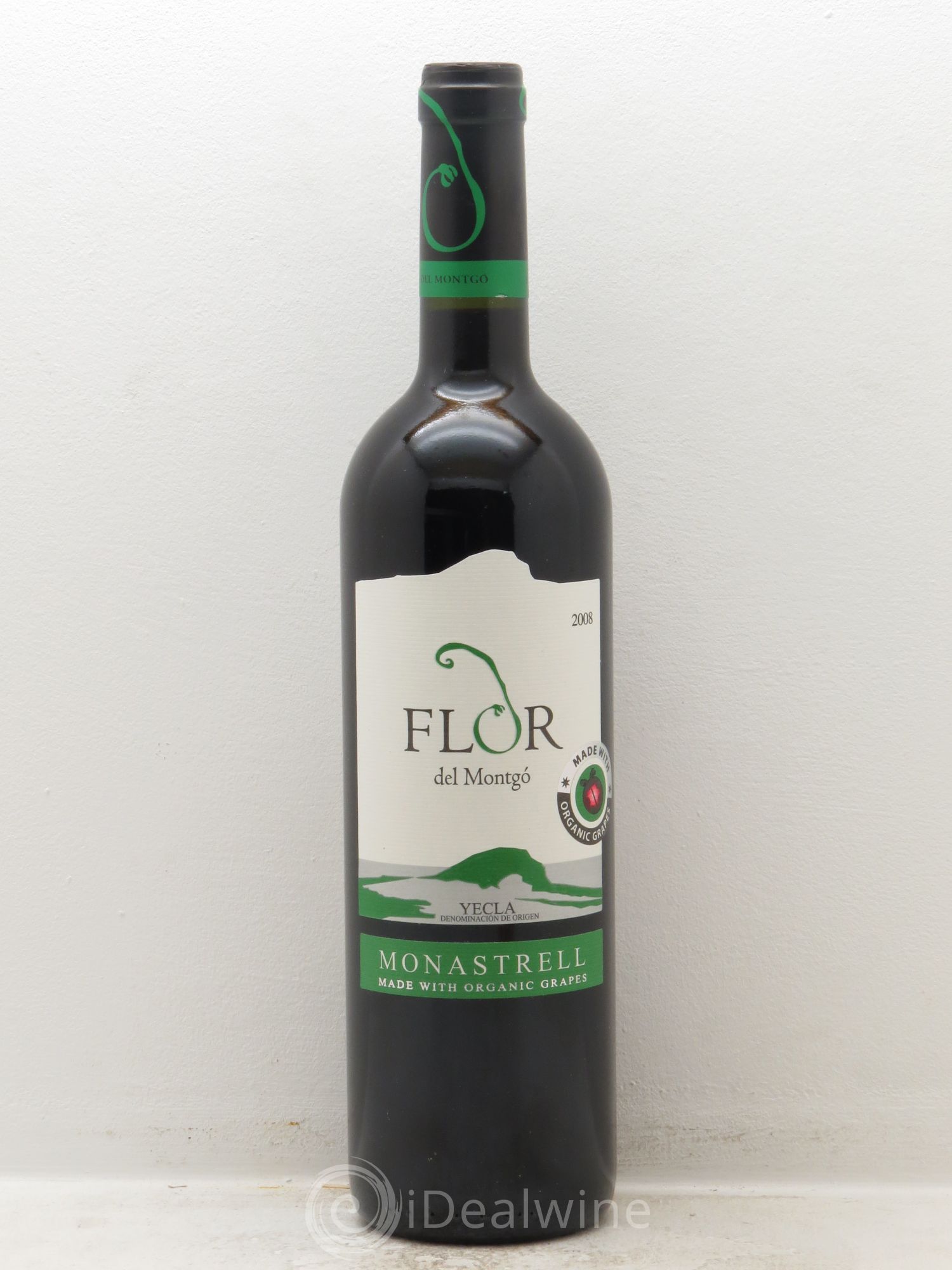 Espagne Flor del Mongo Yecla Monastrell Bio (sans prix de réserve) 2008 - Posten von 1 Flasche - 0