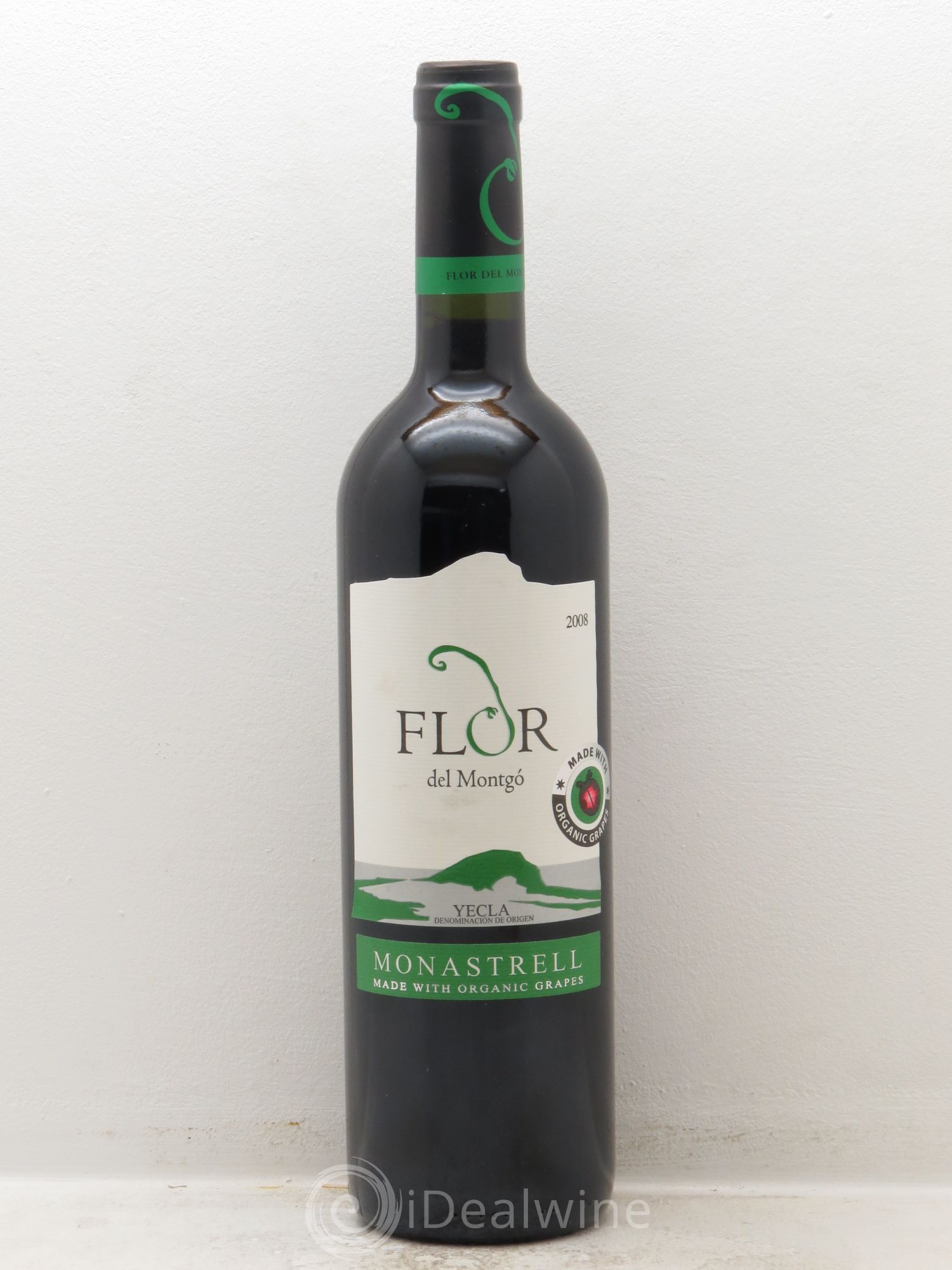 Espagne Flor del Mongo Yecla Monastrell Bio (sans prix de réserve) 2008 - Posten von 1 Flasche - 0