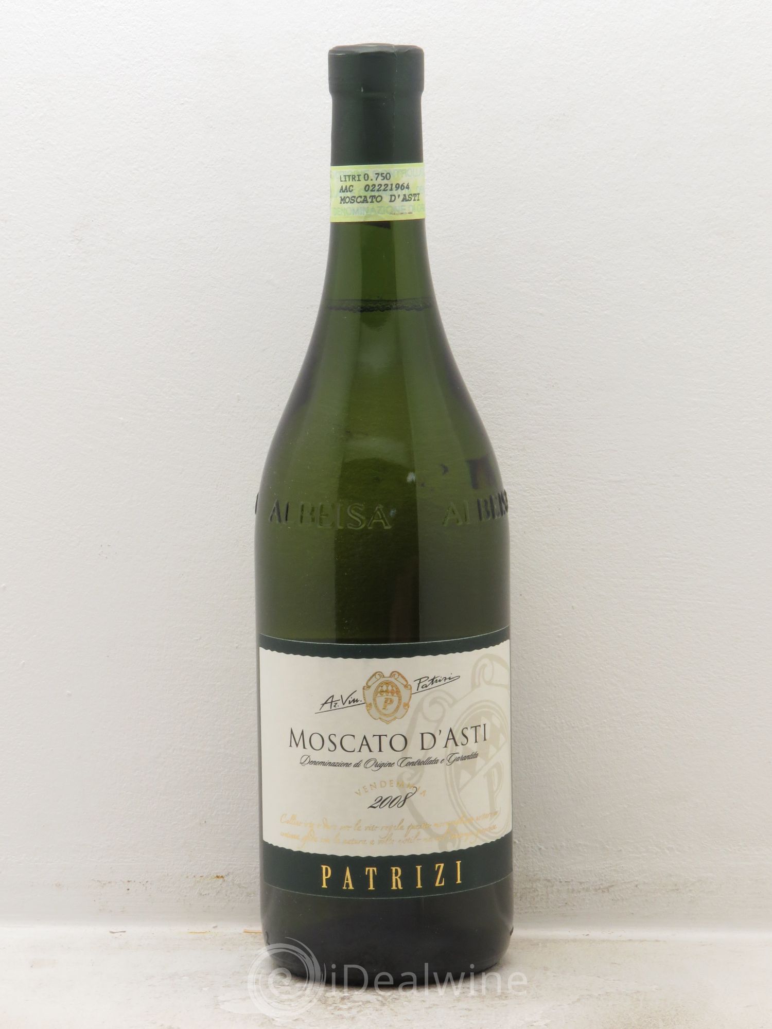 Italie Patrizi Moscato d'Asti (sans prix de réserve) 2008 - Posten von 1 Flasche - 0