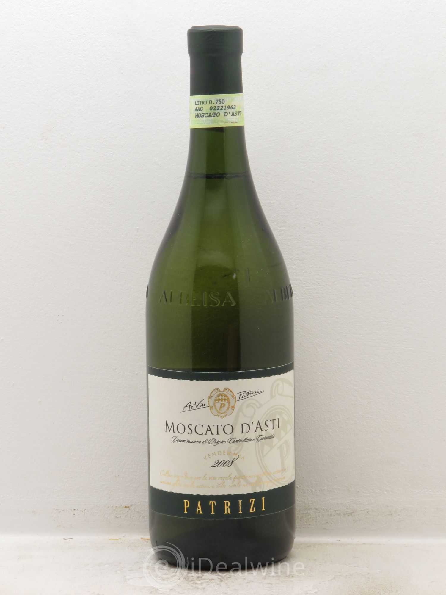 Italie Patrizi Moscato d'Asti (sans prix de réserve) 2008 - Posten von 1 Flasche - 0