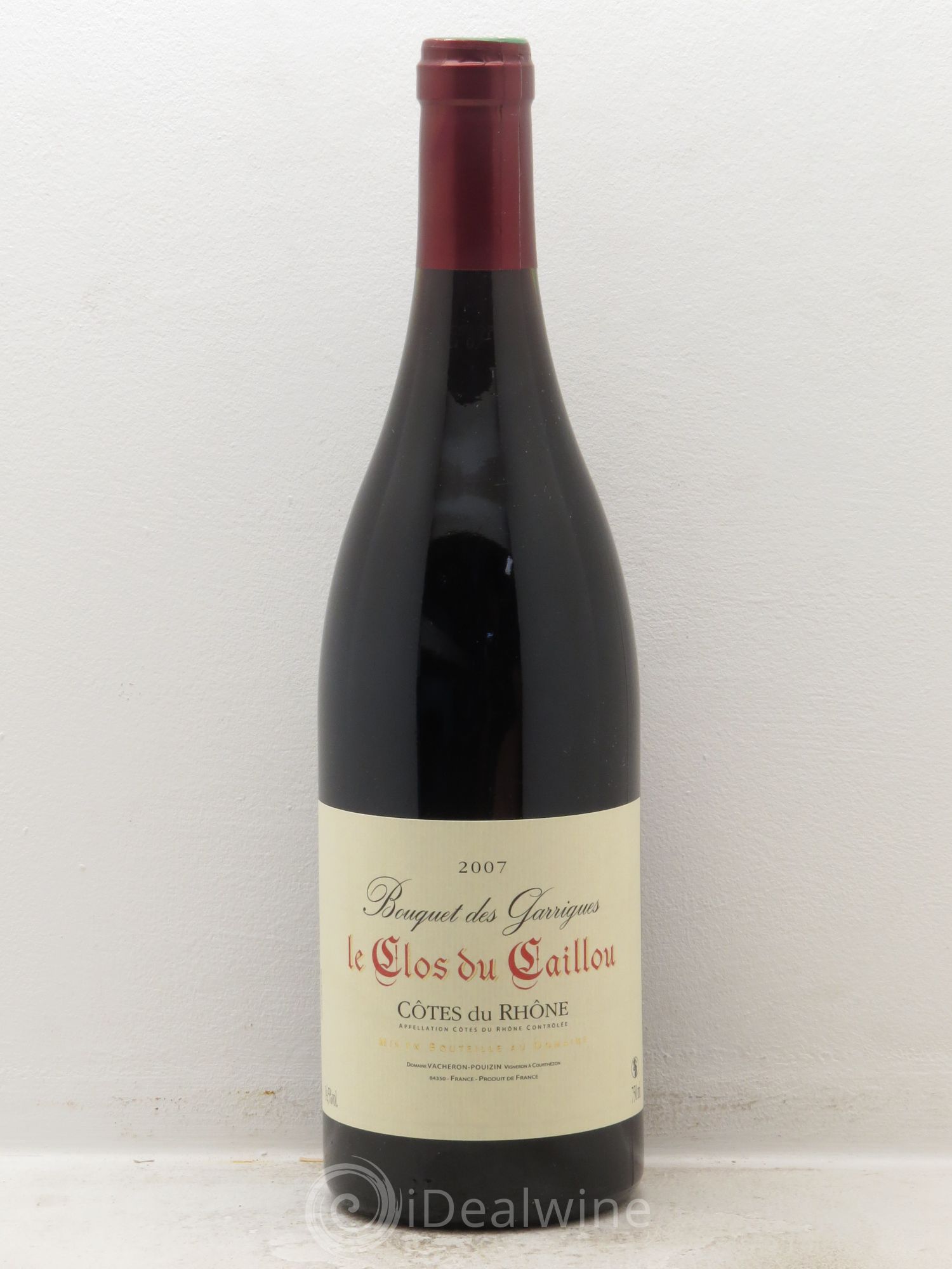 Côtes-du-Rhône Clos du Caillou Bouquet des Garrigues 2007 - Posten von 1 Flasche - 0
