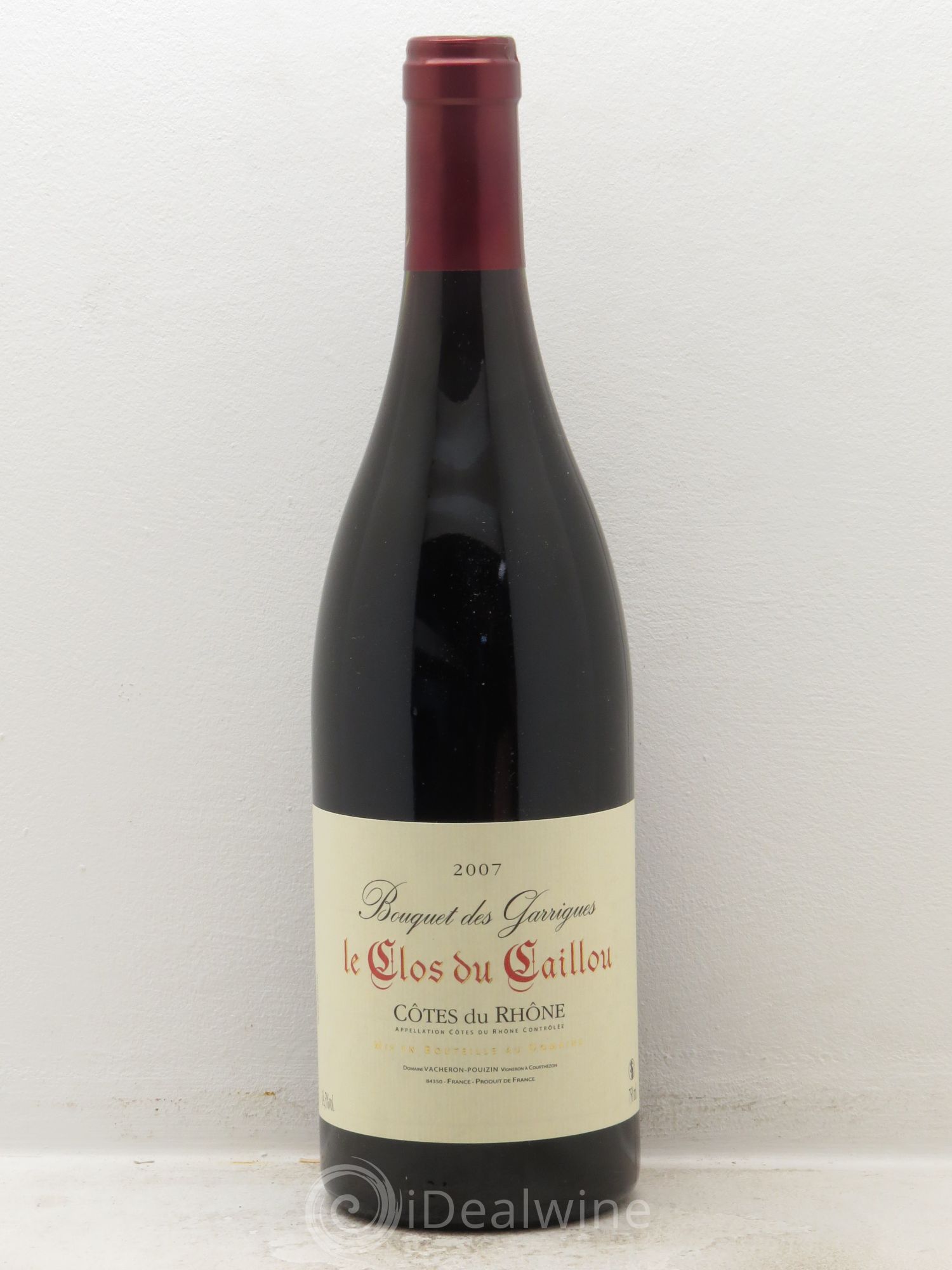 Côtes-du-Rhône Clos du Caillou Bouquet des Garrigues 2007 - Posten von 1 Flasche - 0