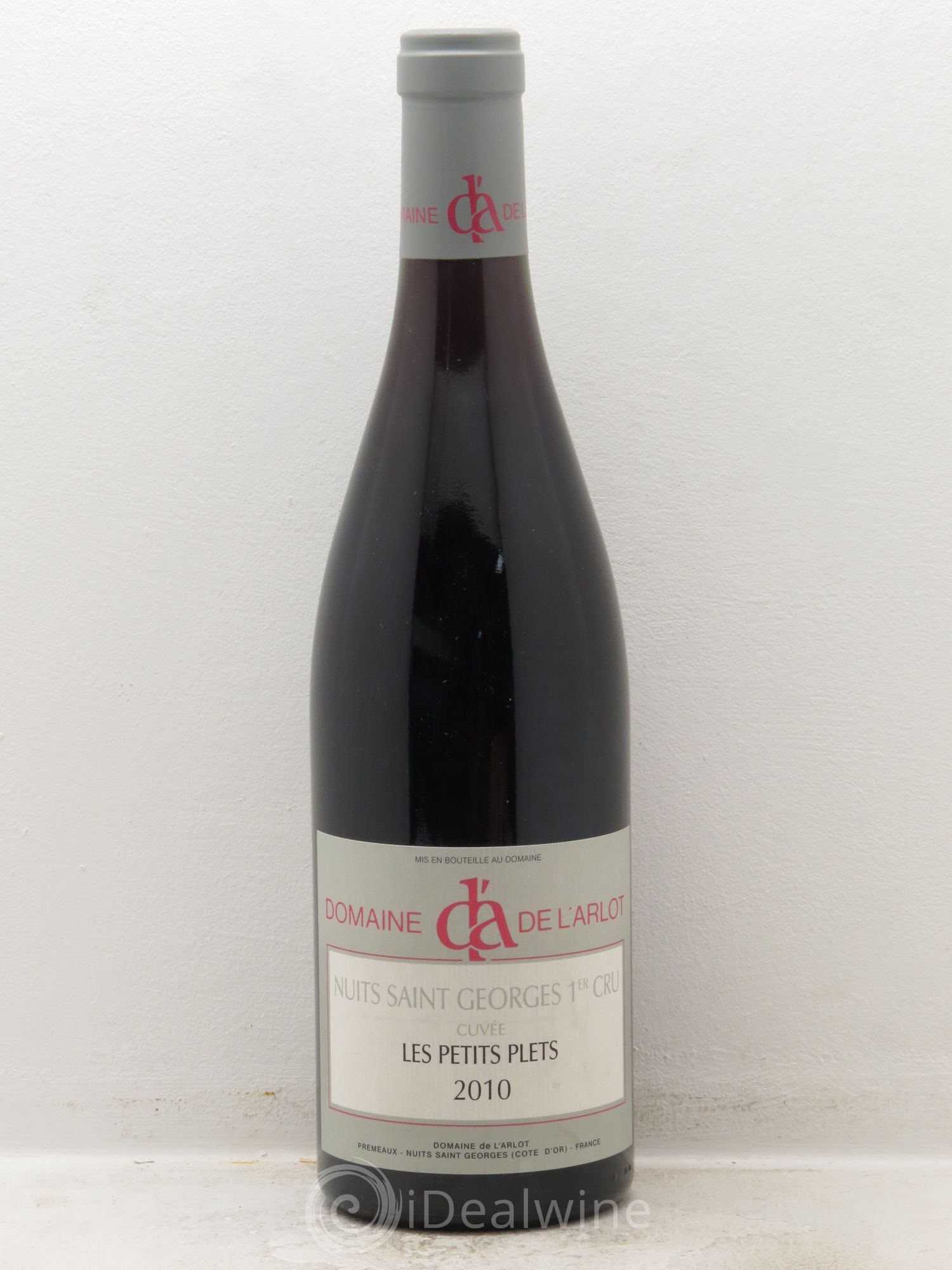 Nuits-Saint-Georges 1er Cru Les Petits Plets Domaine de l'Arlot 2010 - Lot de 1 bouteille - 0