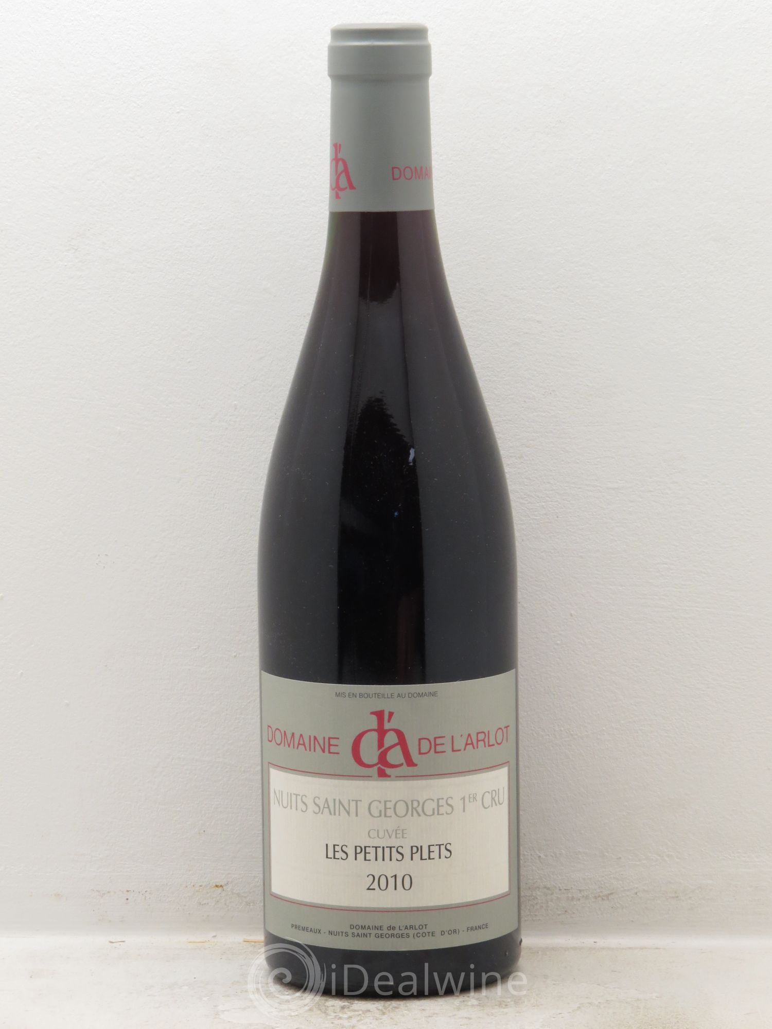 Nuits-Saint-Georges 1er Cru Les Petits Plets Domaine de l'Arlot 2010 - Lot de 1 bouteille - 0