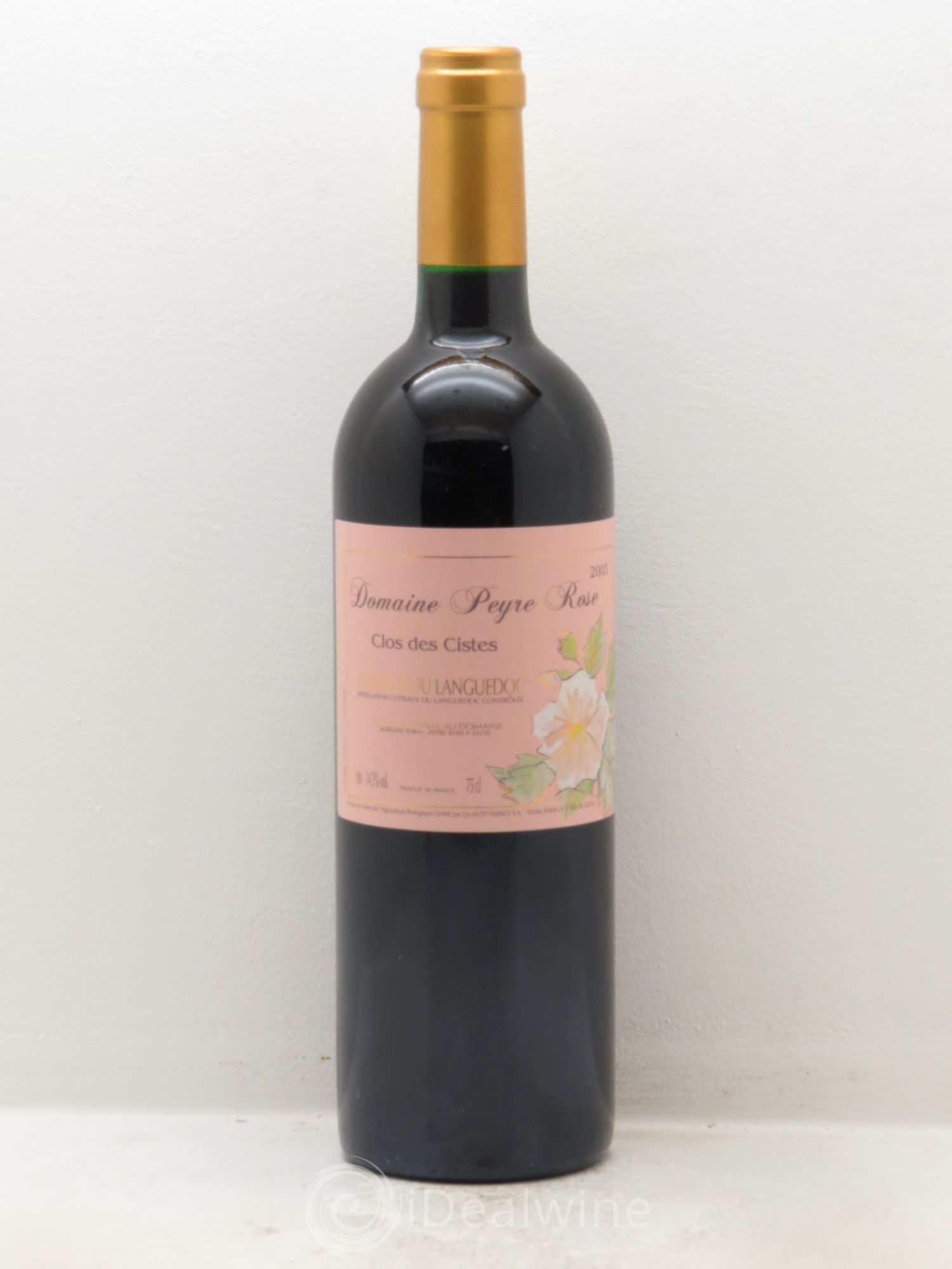 Vin de France (anciennement Coteaux du Languedoc) Domaine Peyre Rose Les Cistes Marlène Soria 2003 - Lot de 1 bouteille - 0