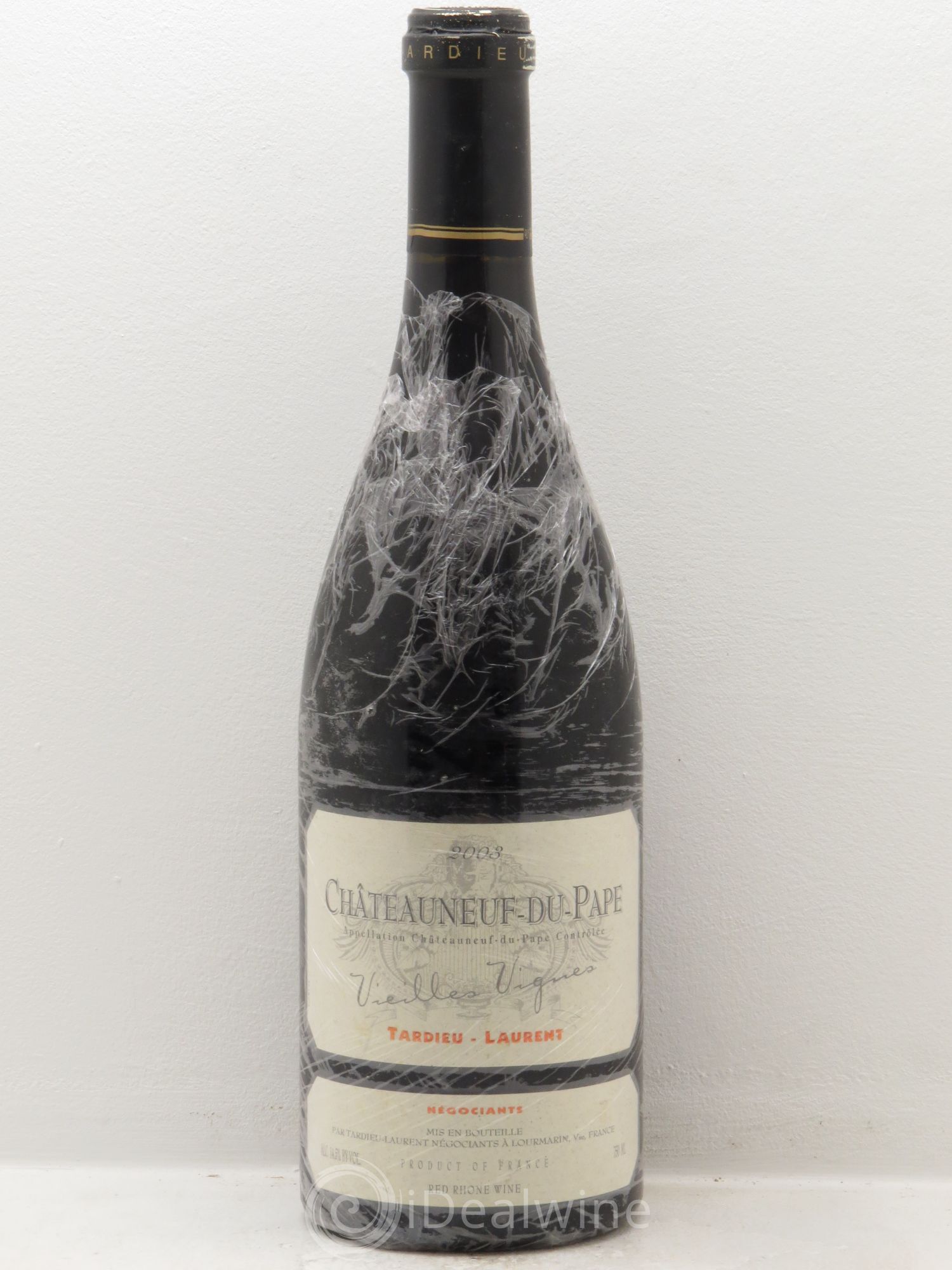 Châteauneuf-du-Pape Tardieu-Laurent Vieilles vignes Famille Tardieu 2003 - Lot de 1 bouteille - 0