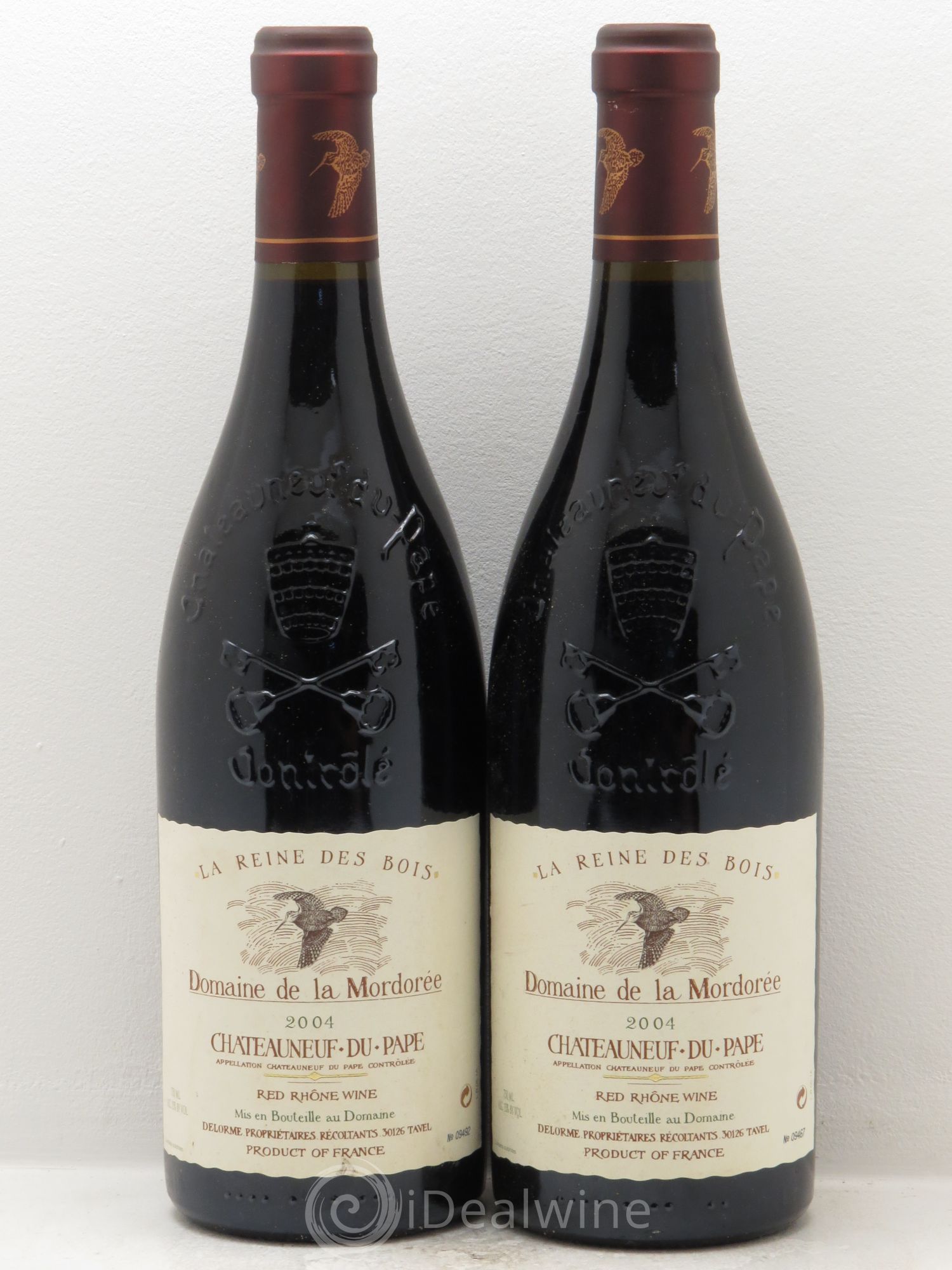 Châteauneuf-du-Pape Cuvée de la Reine des Bois La Mordorée (Domaine de) 2004 - Lot de 2 bouteilles - 0