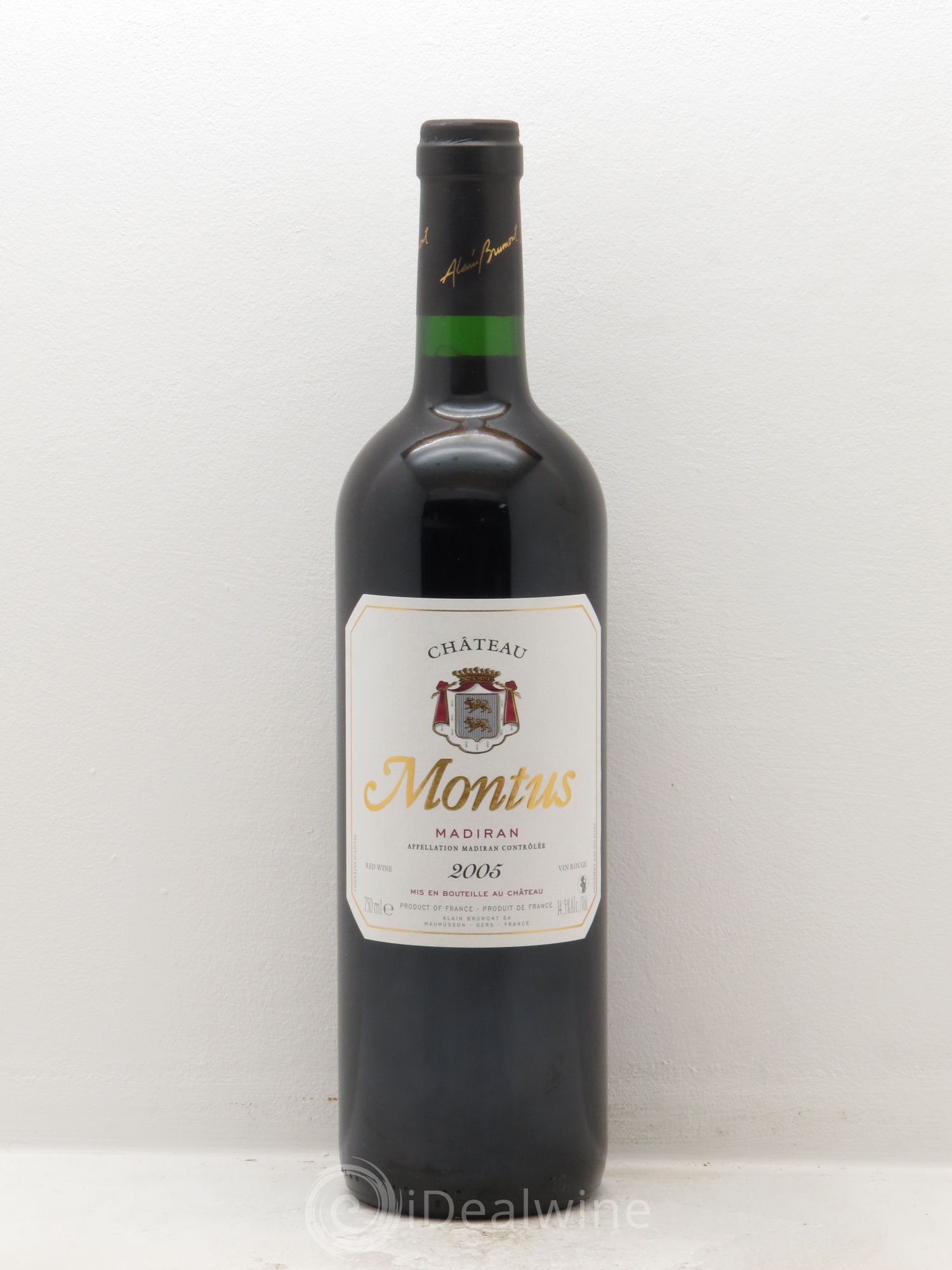 Madiran Château Montus Alain Brumont 2005 - Lot de 1 bouteille - 0