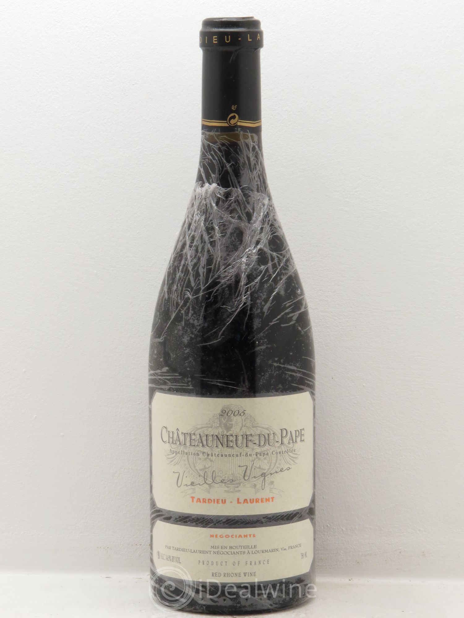 Châteauneuf-du-Pape Tardieu-Laurent Vieilles vignes Famille Tardieu 2005 - Lot de 1 bouteille - 0