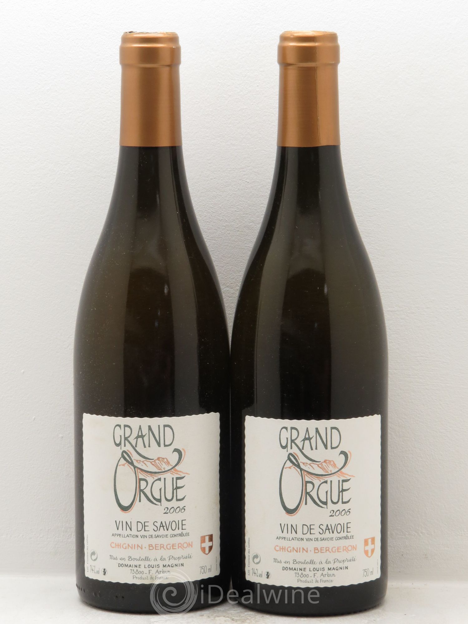 Vin de Savoie Louis Magnin Cuvée Grand Orgue 2006 - Posten von 2 Flaschen - 0