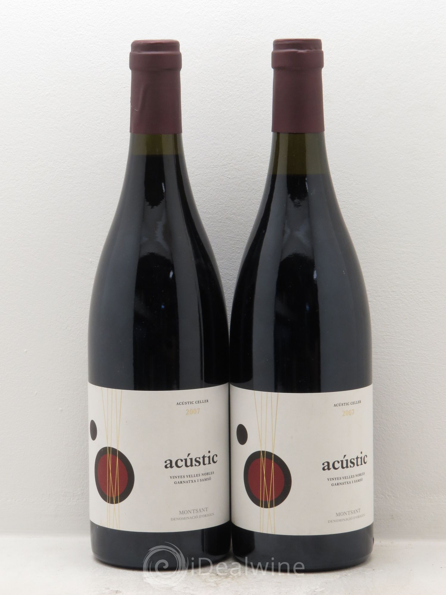Espagne Montsant Acustic Bodegas Acustic (sans prix de réserve) 2007 - Posten von 2 Flaschen - 0