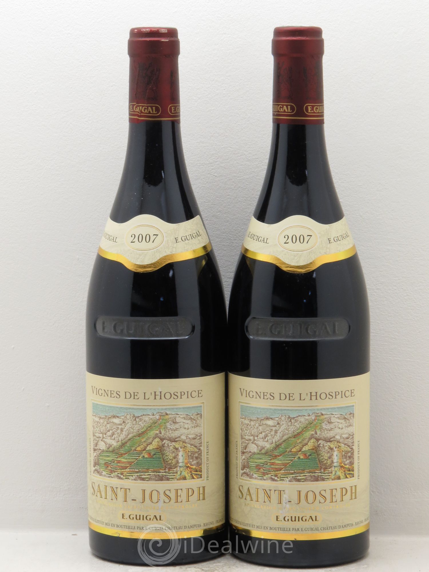 Saint-Joseph Vignes de l'Hospice Guigal 2007 - Lot de 2 bouteilles - 0