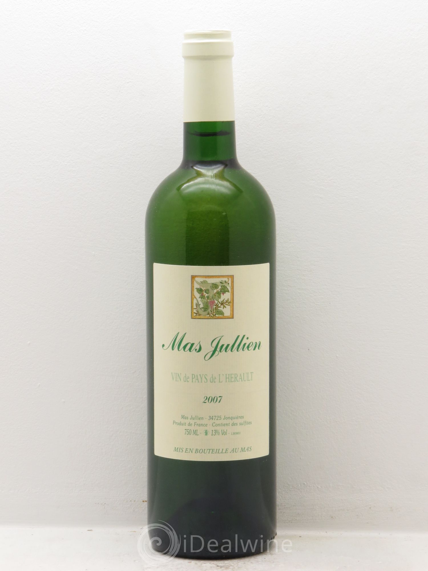 Pays d'Hérault Mas Jullien Olivier Jullien 2007 - Lot de 1 bouteille - 0