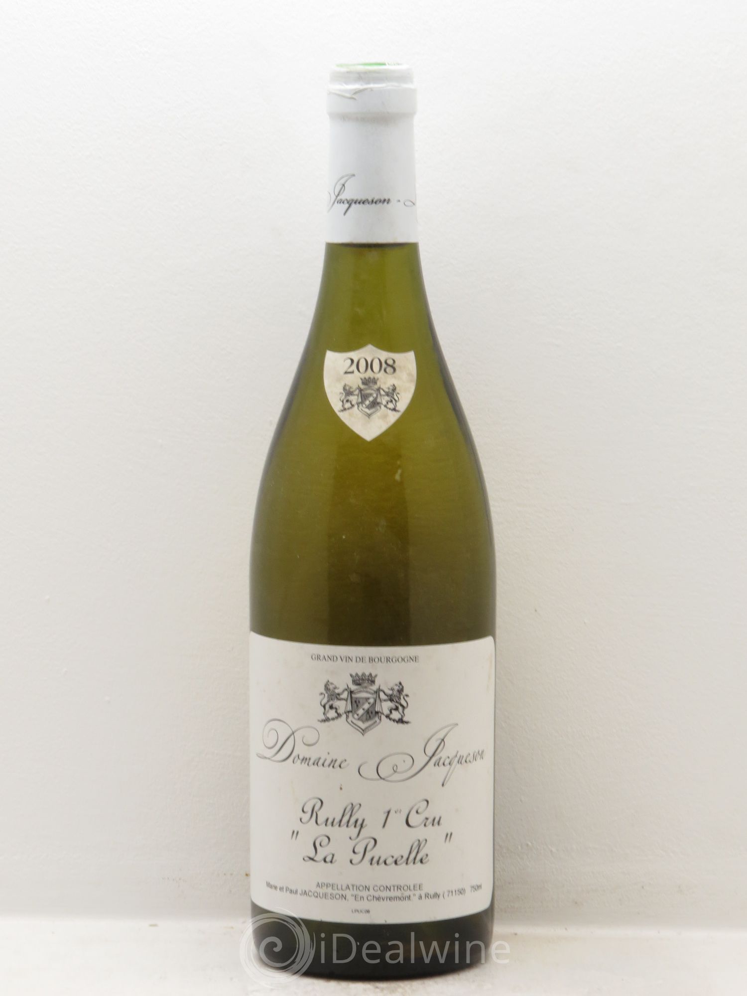 Rully 1er Cru La Pucelle Paul & Marie Jacqueson 2008 - Posten von 1 Flasche - 0