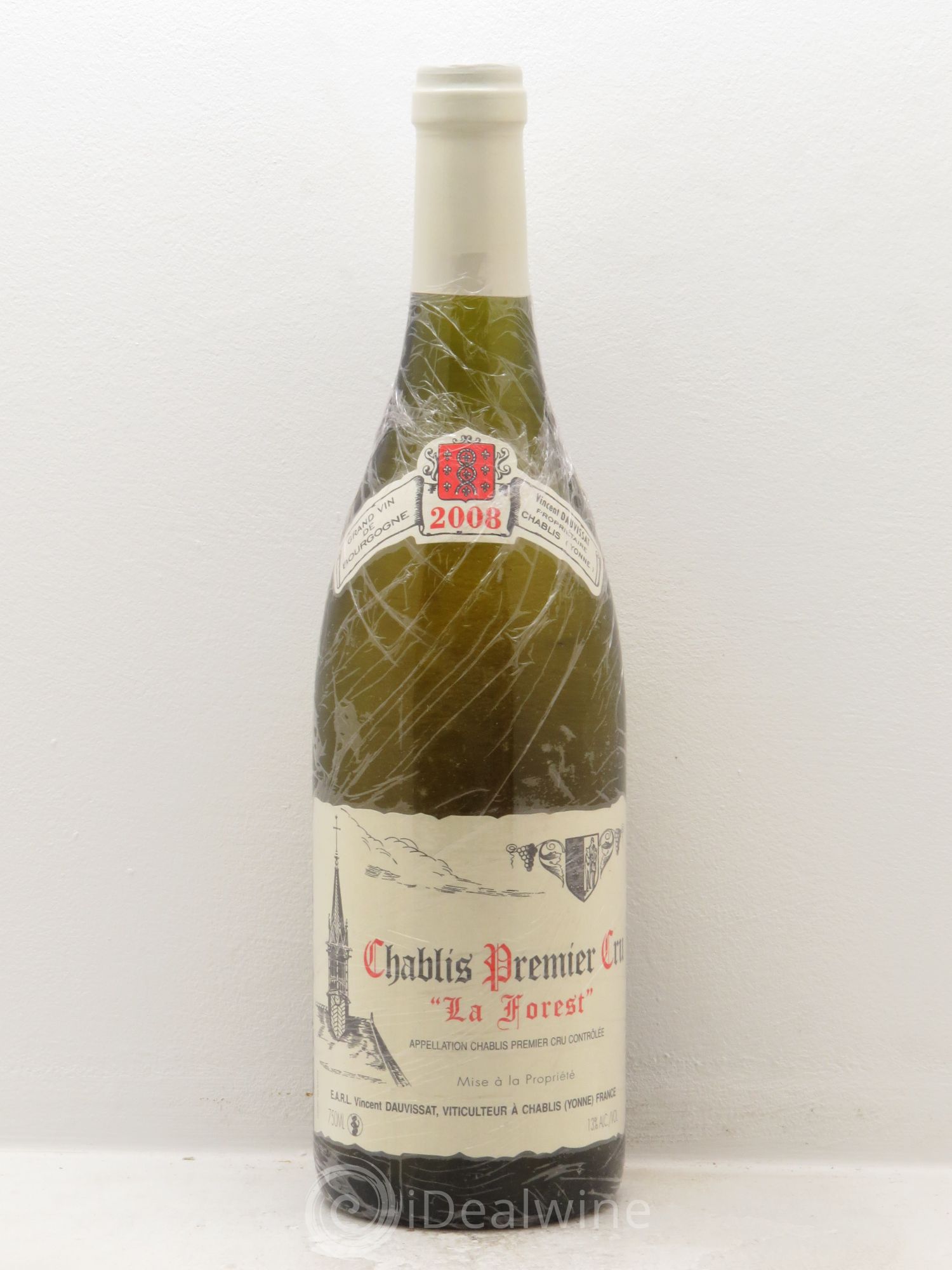 Chablis 1er Cru La Forest Vincent Dauvissat (Domaine) 2008 - Lot de 1 bouteille - 0