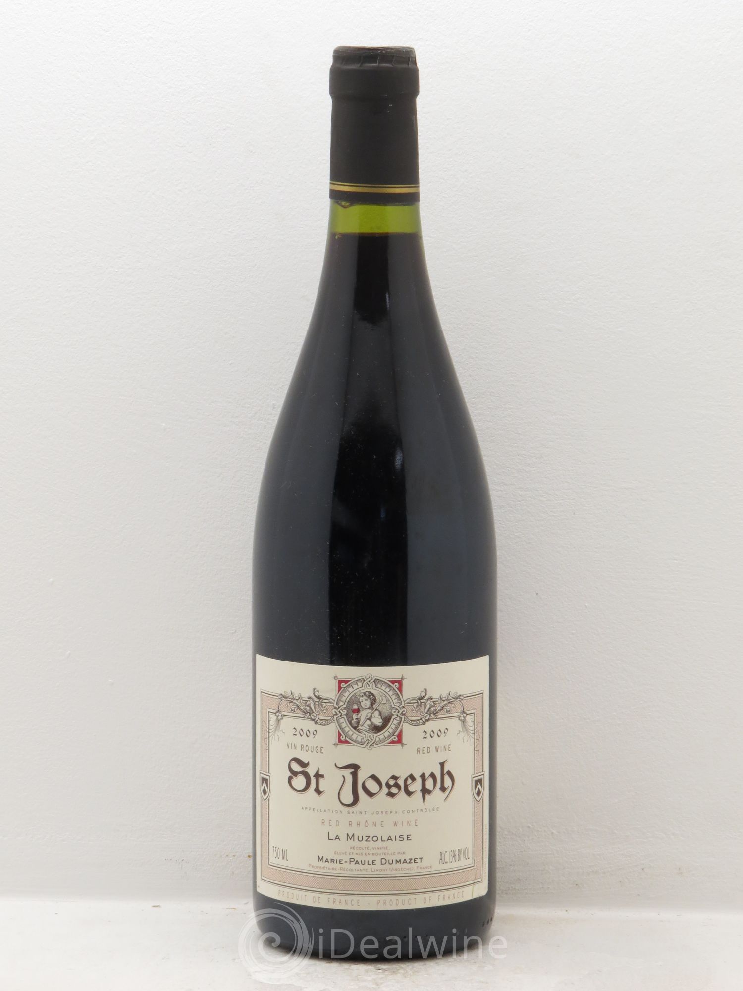 Saint-Joseph "la Muzolaise" Domaine Dumazet (sans prix de réserve) 2009 - Posten von 1 Flasche - 0