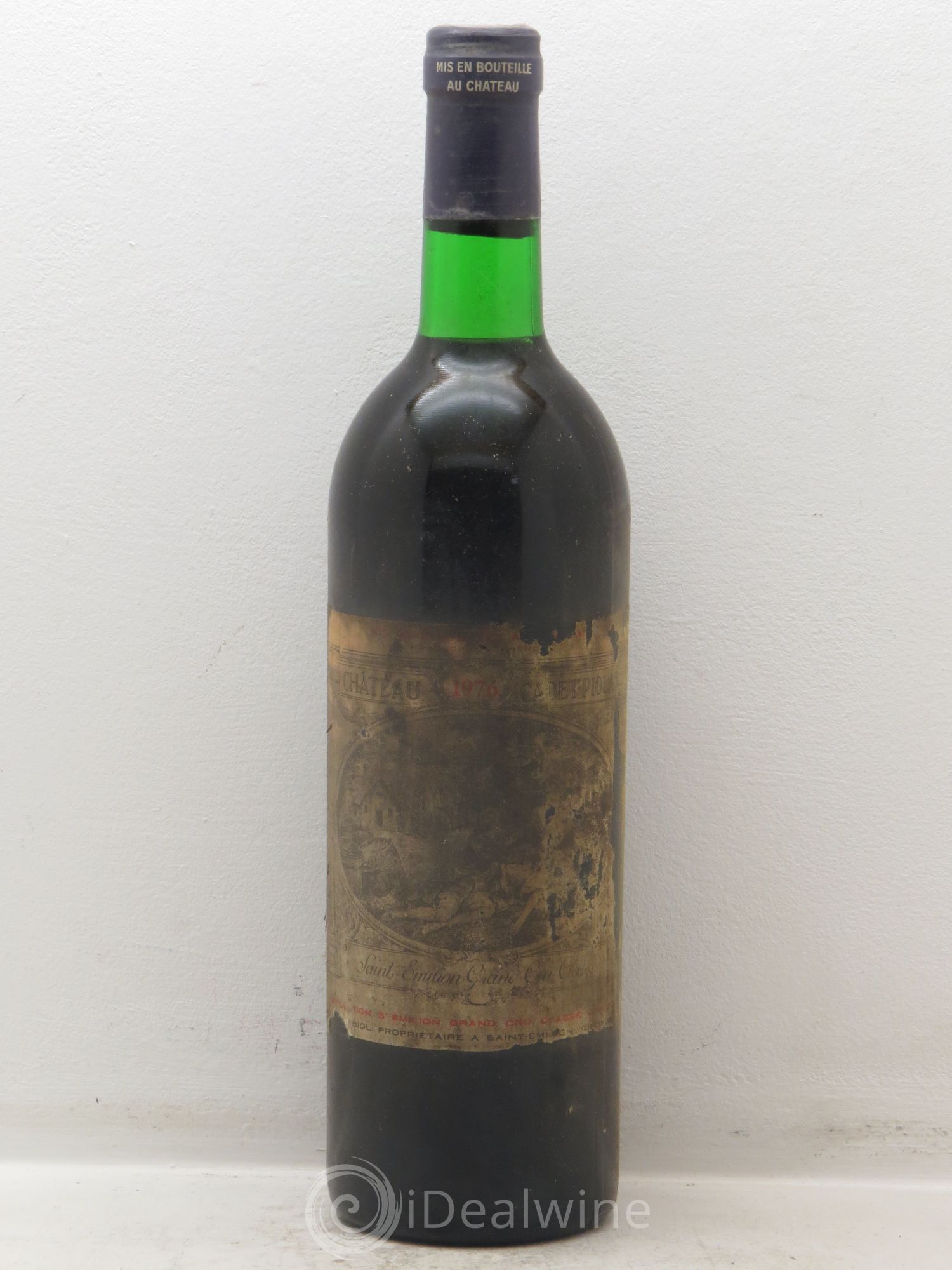 Château Cadet Piola Grand Cru Classé 1976 - Lot de 1 bouteille - 0